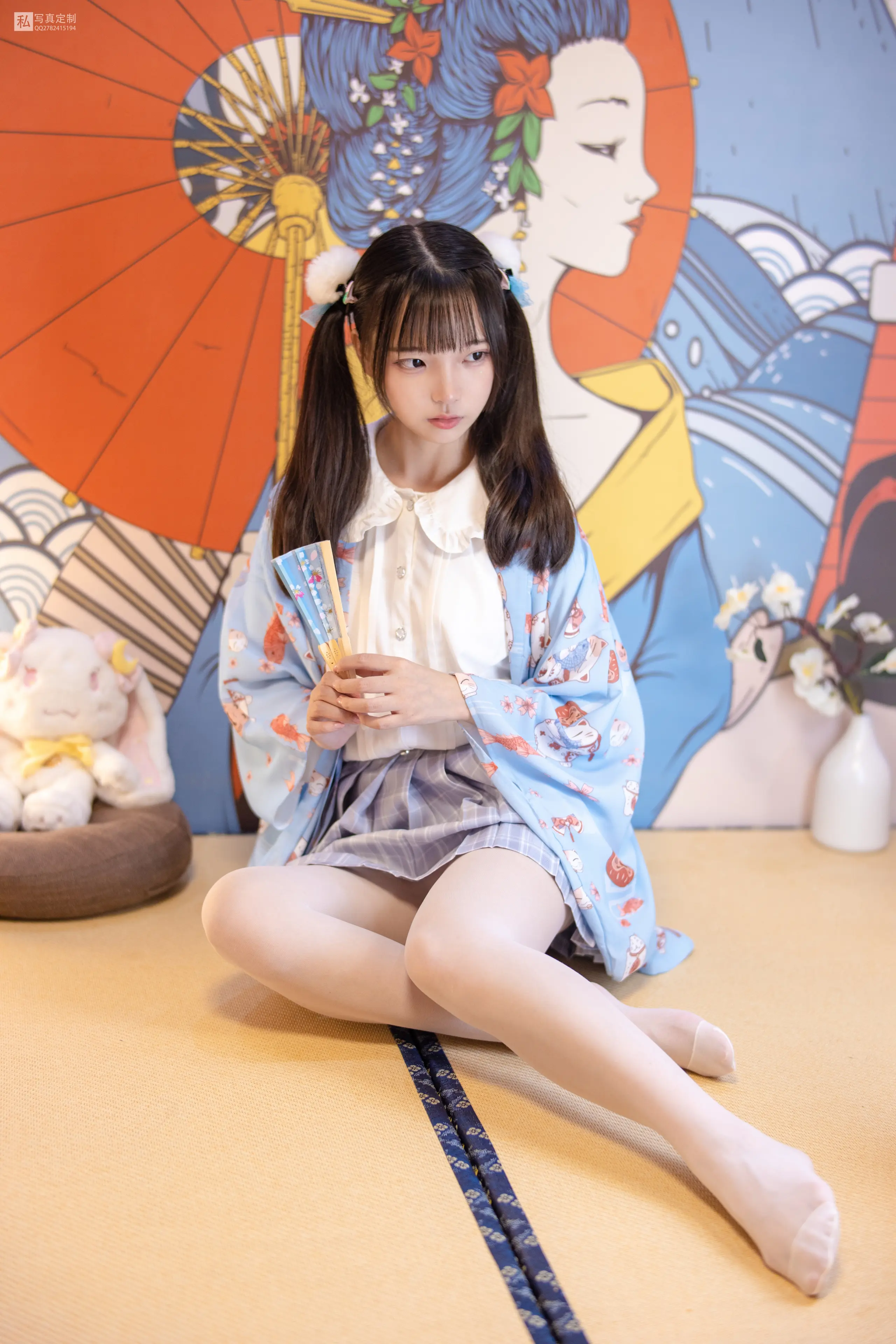 森萝财团 JKFUN 默陌 15D白丝 花里胡哨的民宿 [65P]