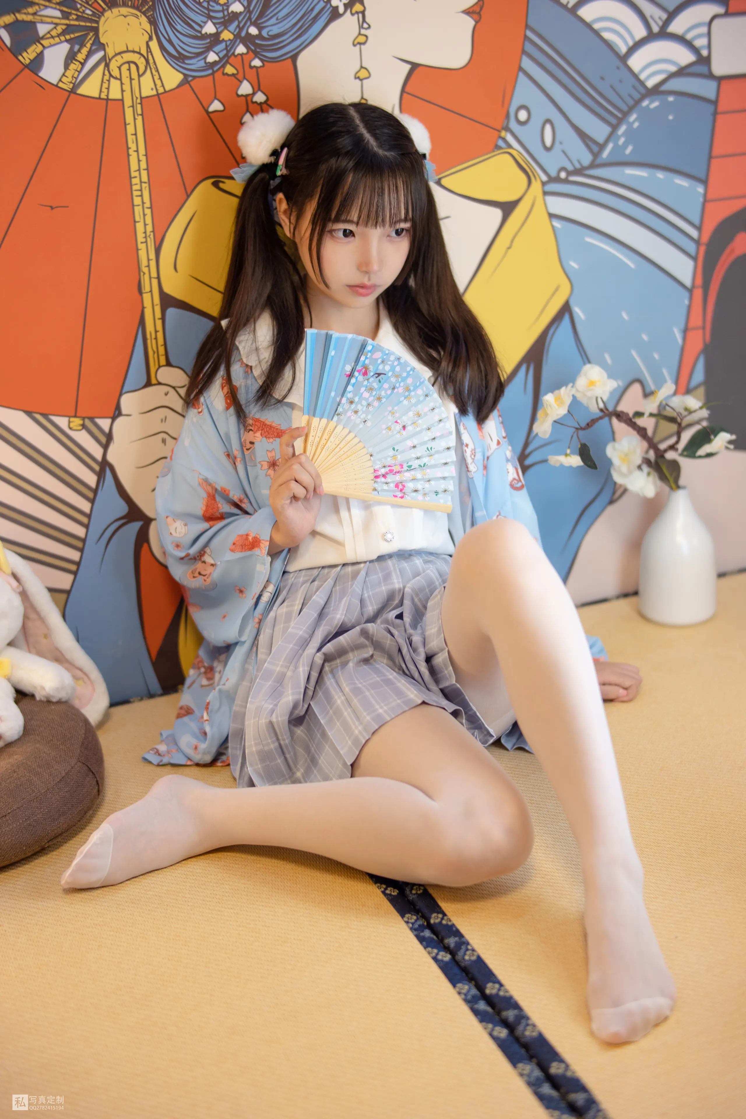 森萝财团 JKFUN 默陌 15D白丝 花里胡哨的民宿 [65P]