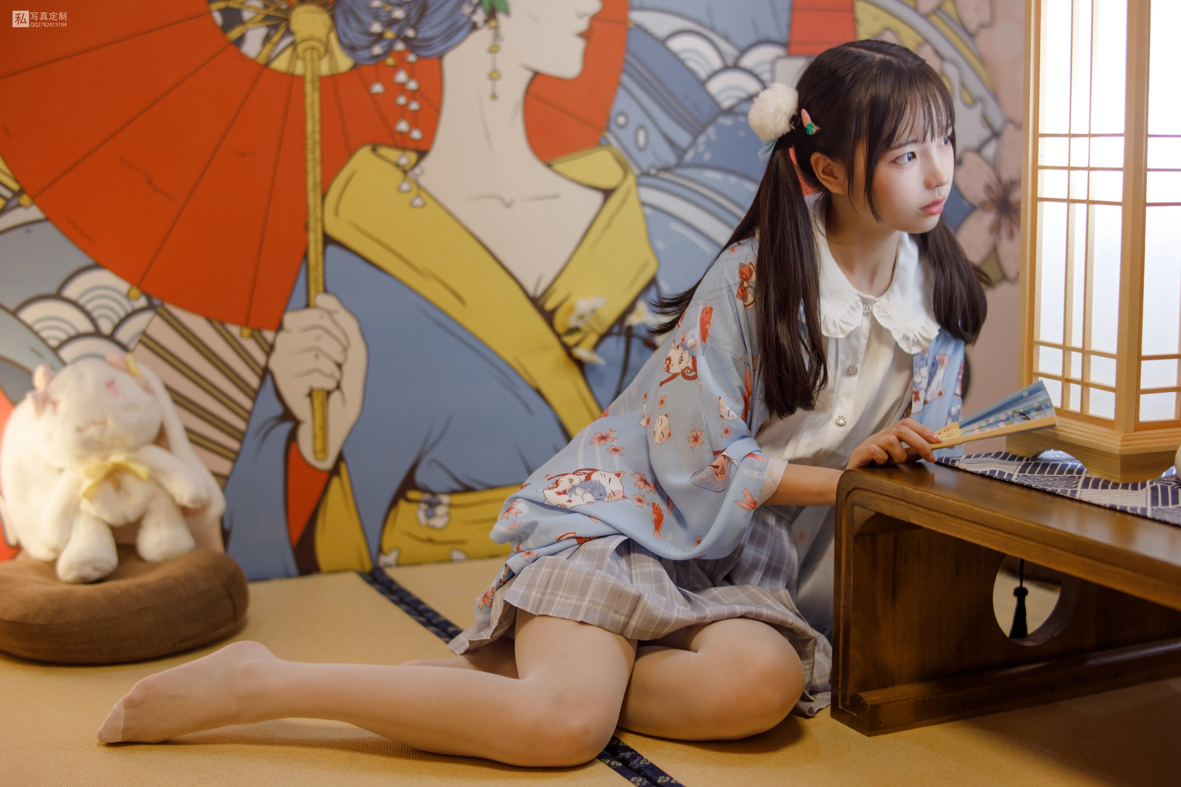 森萝财团 JKFUN 默陌 15D白丝 花里胡哨的民宿 [65P]