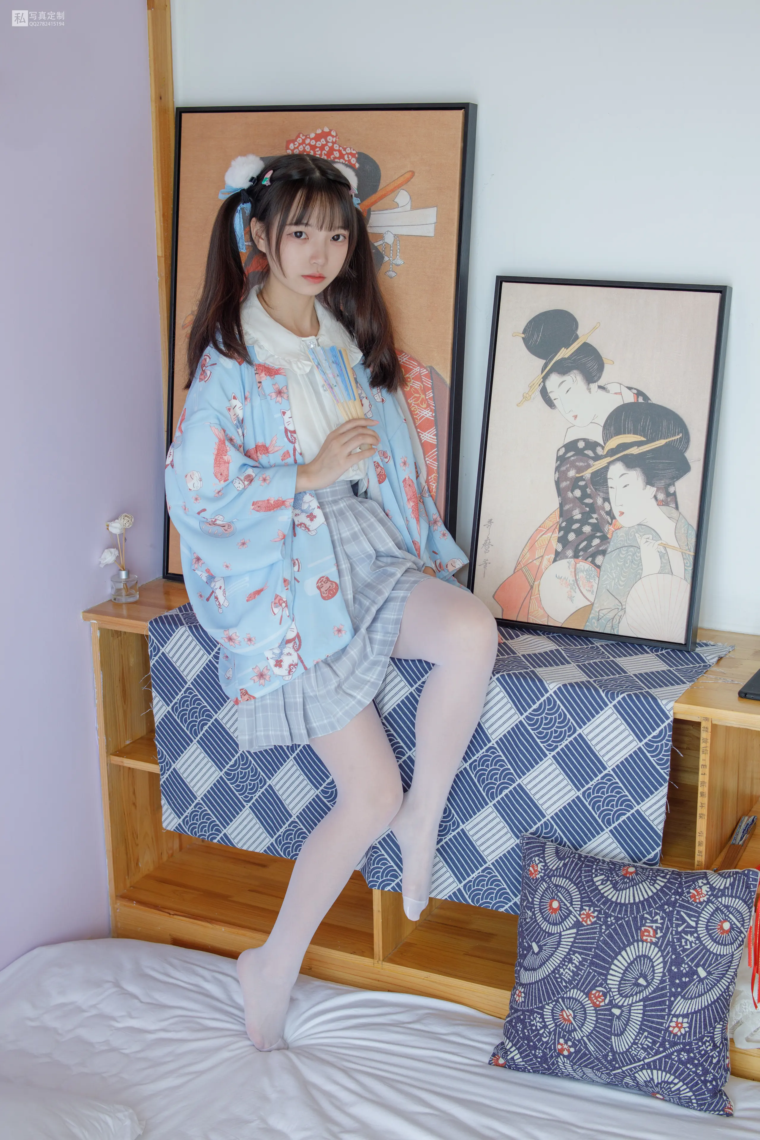 森萝财团 JKFUN 默陌 15D白丝 花里胡哨的民宿 [65P]