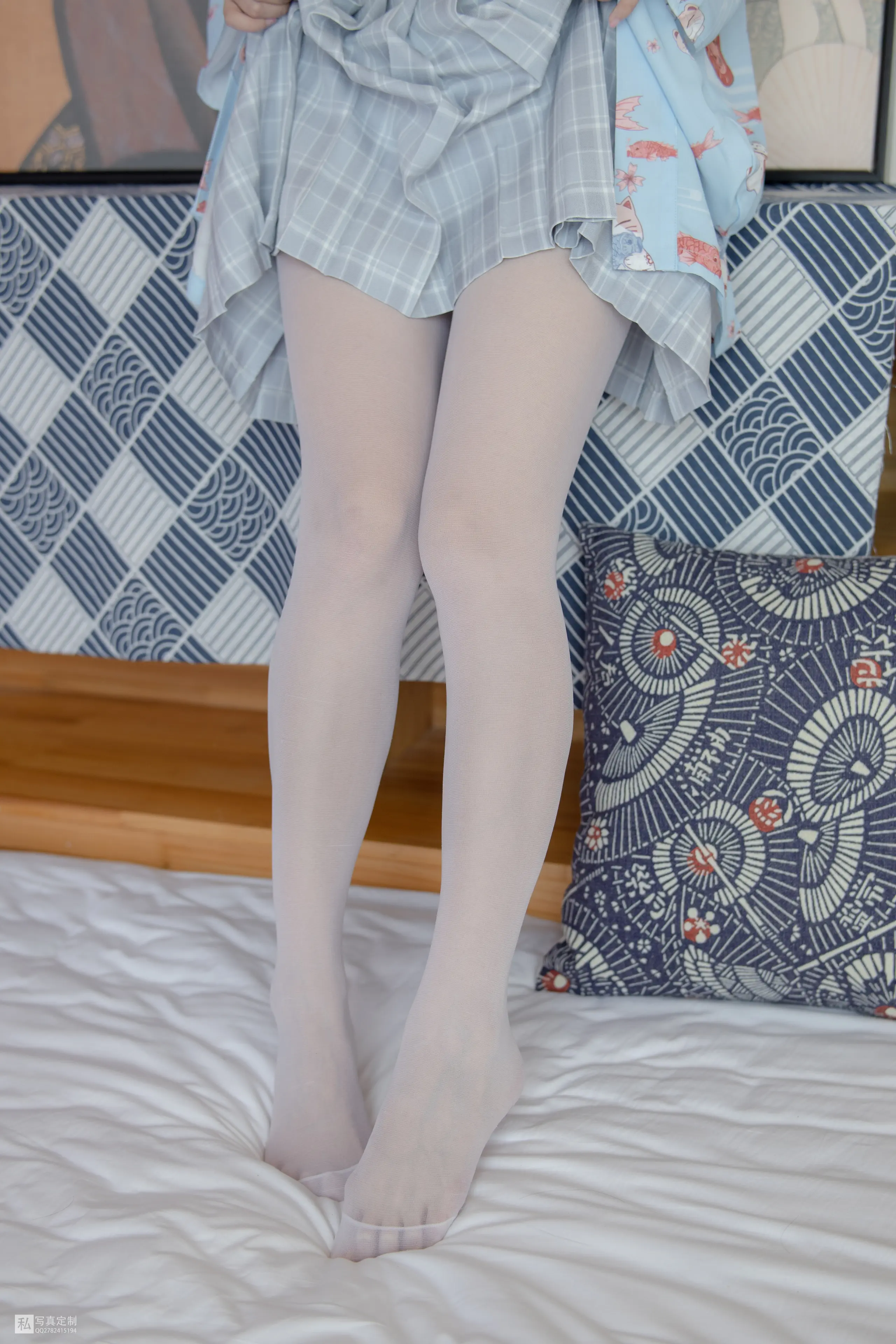 森萝财团 JKFUN 默陌 15D白丝 花里胡哨的民宿 [65P]