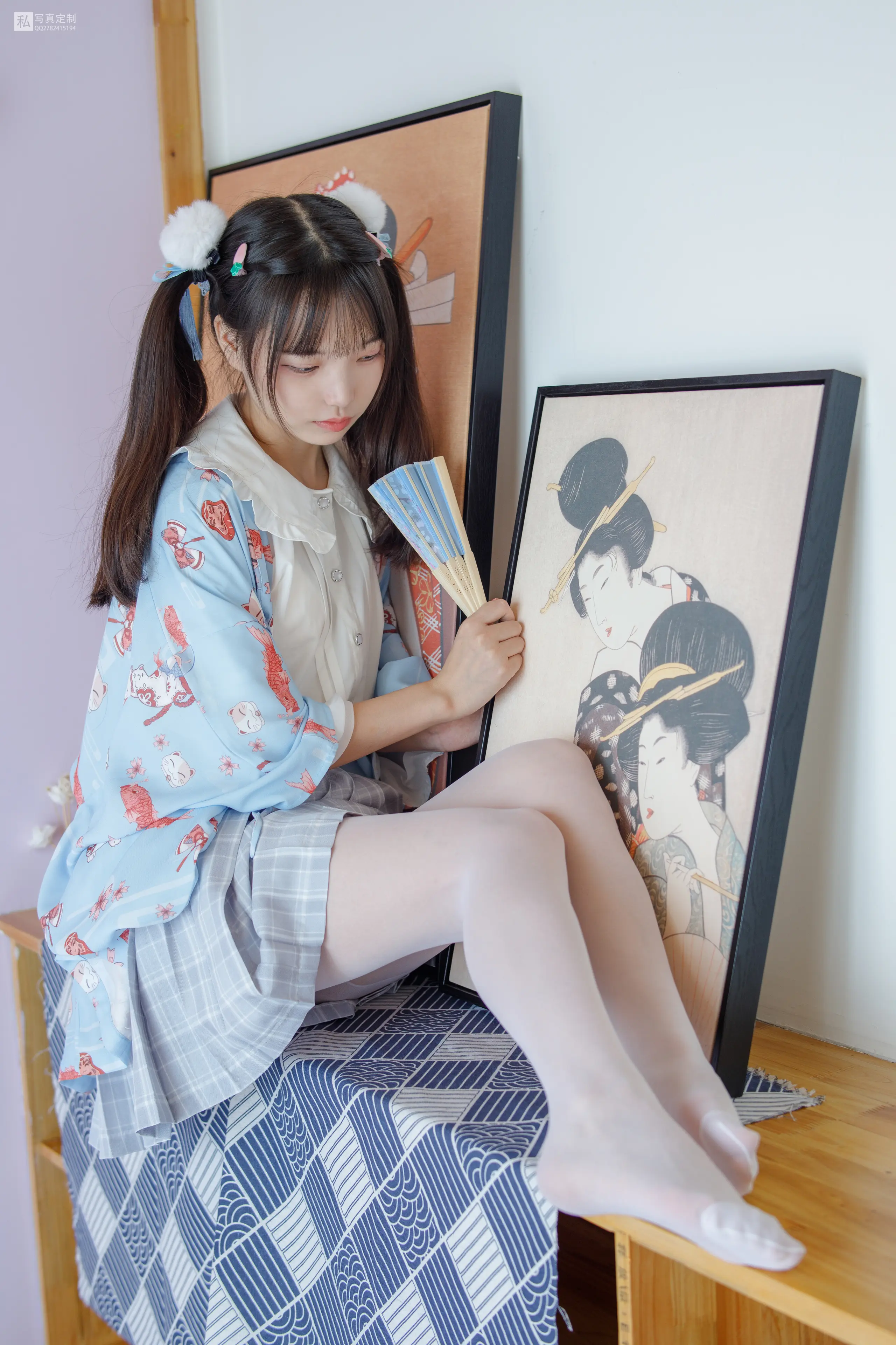 森萝财团 JKFUN 默陌 15D白丝 花里胡哨的民宿 [65P]