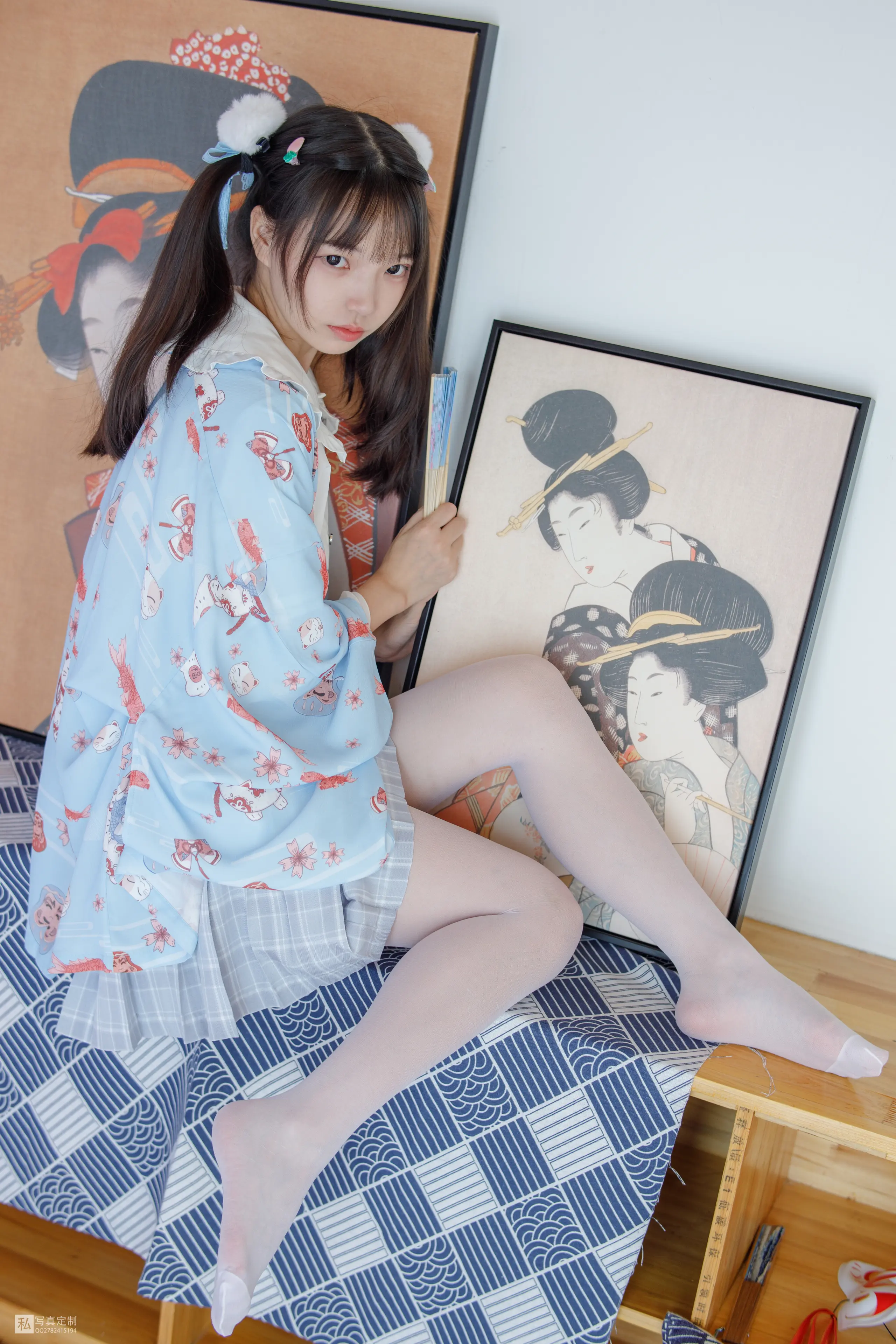 森萝财团 JKFUN 默陌 15D白丝 花里胡哨的民宿 [65P]