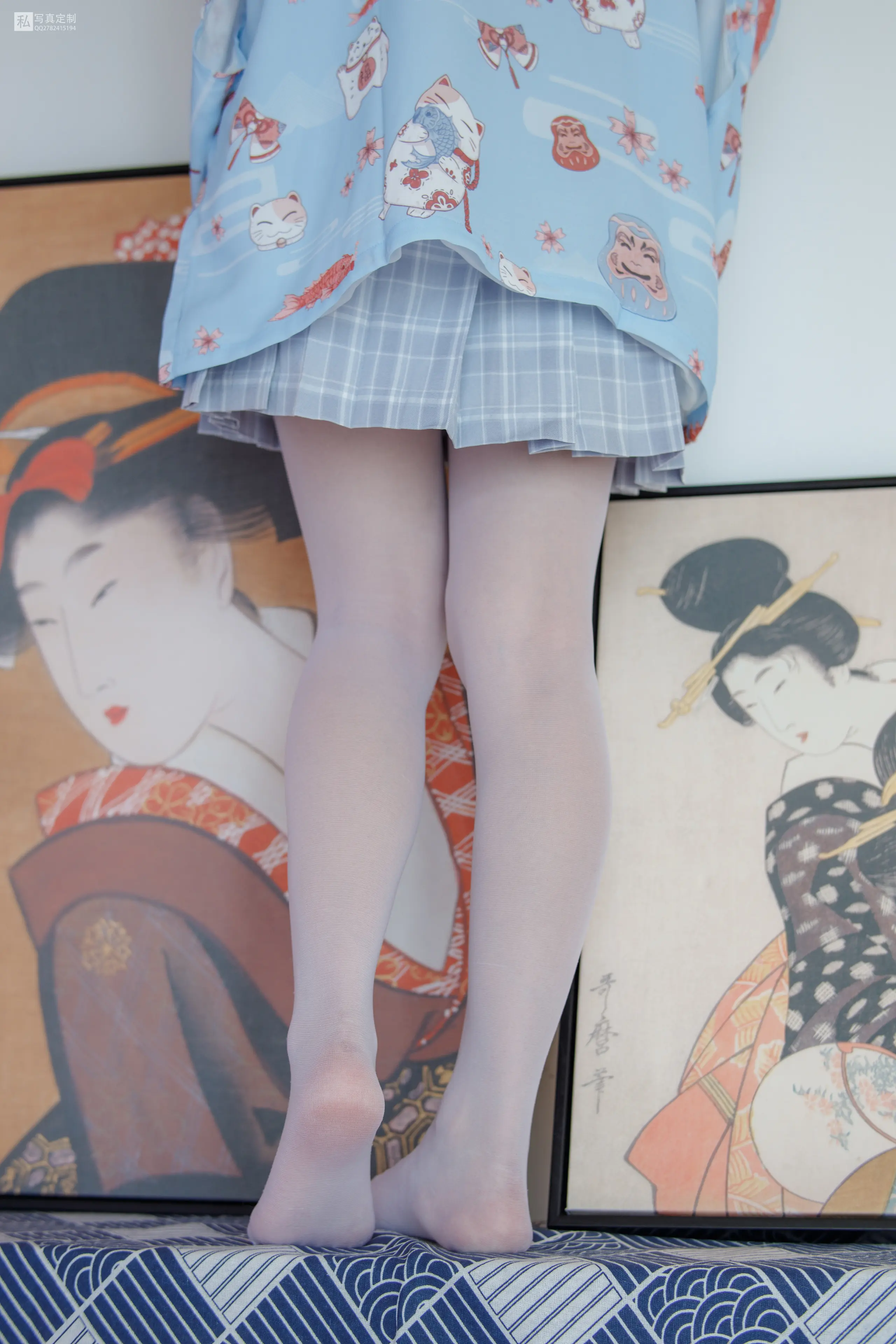 森萝财团 JKFUN 默陌 15D白丝 花里胡哨的民宿 [65P]