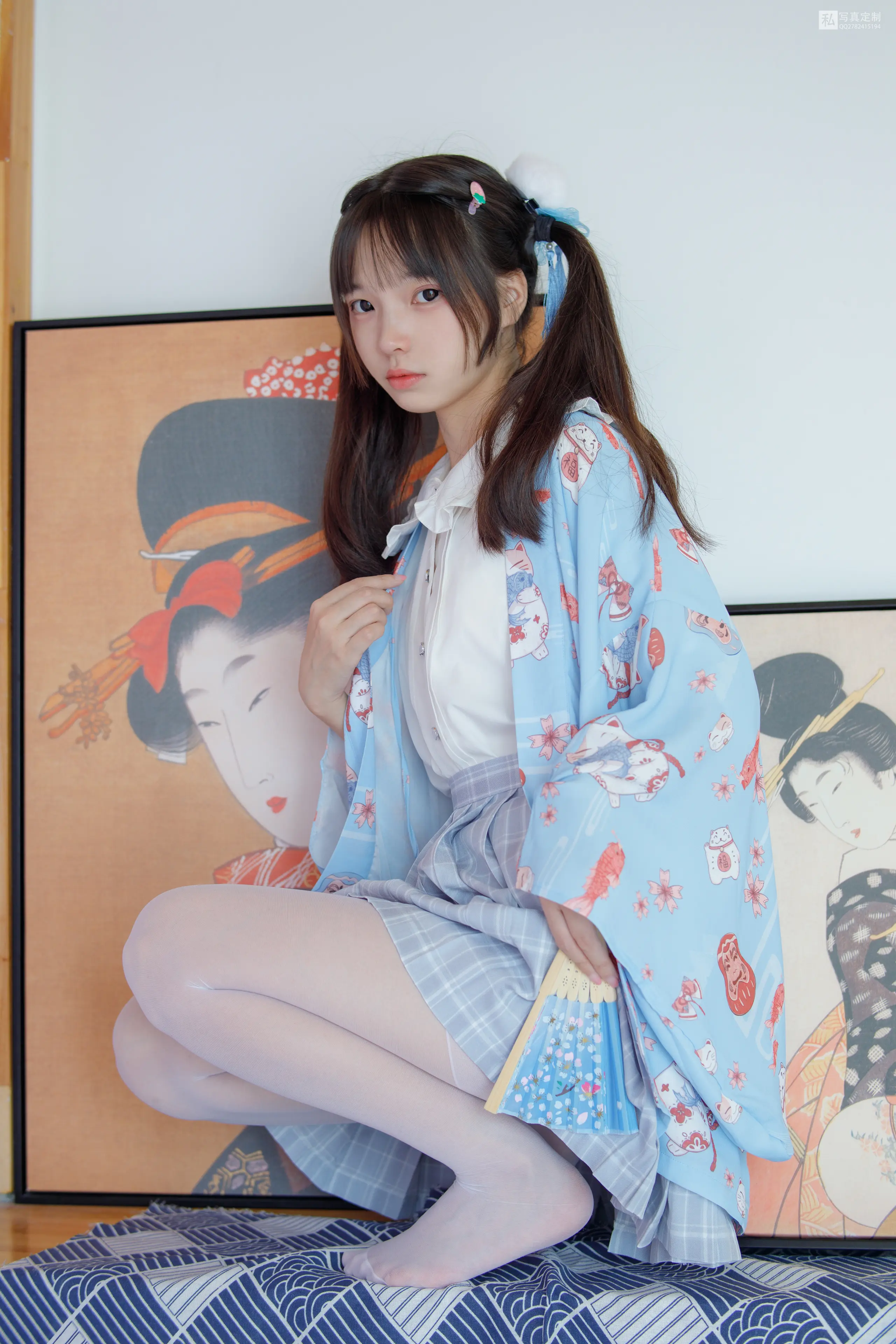 森萝财团 JKFUN 默陌 15D白丝 花里胡哨的民宿 [65P]