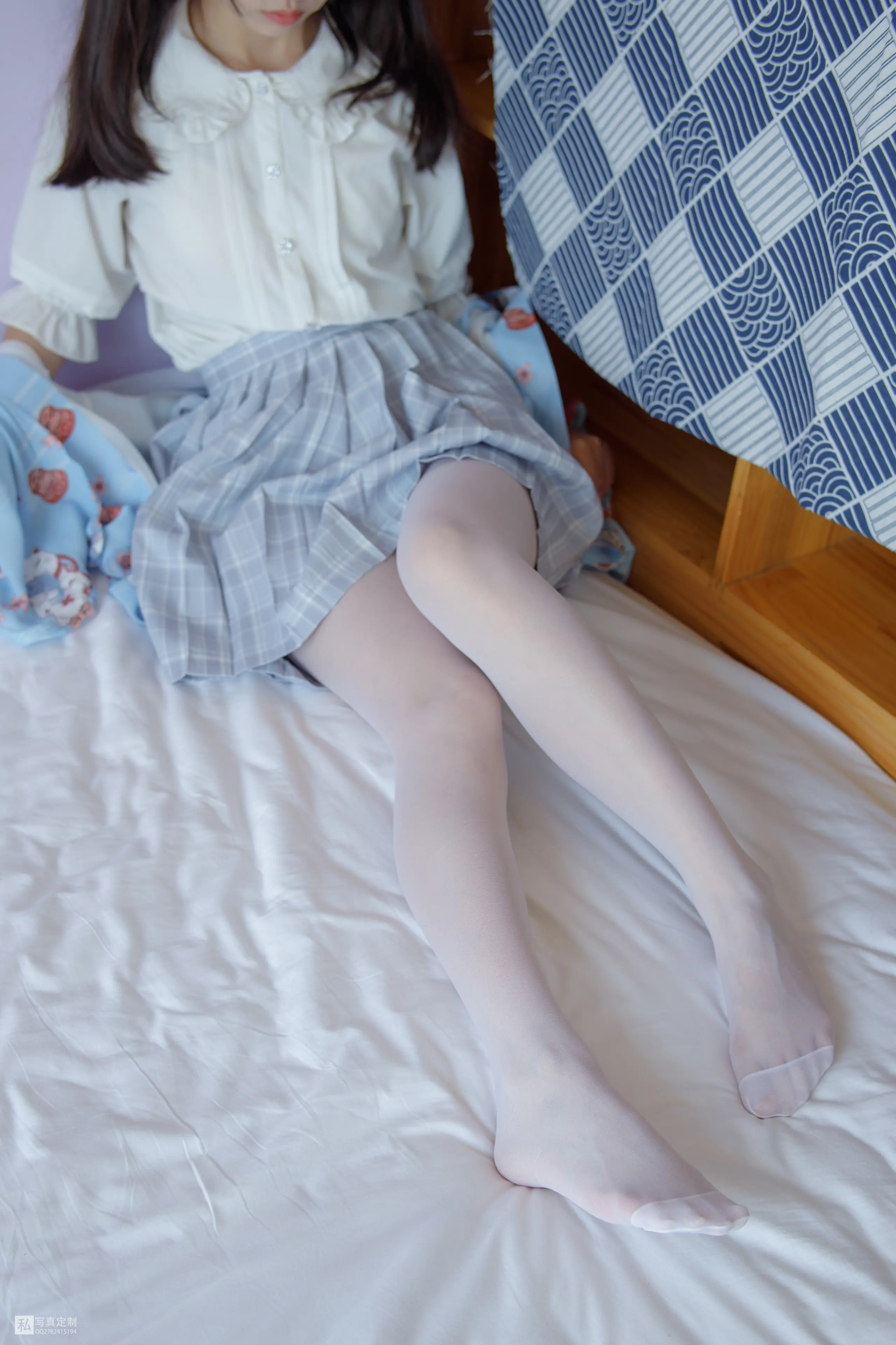 森萝财团 JKFUN 默陌 15D白丝 花里胡哨的民宿 [65P]