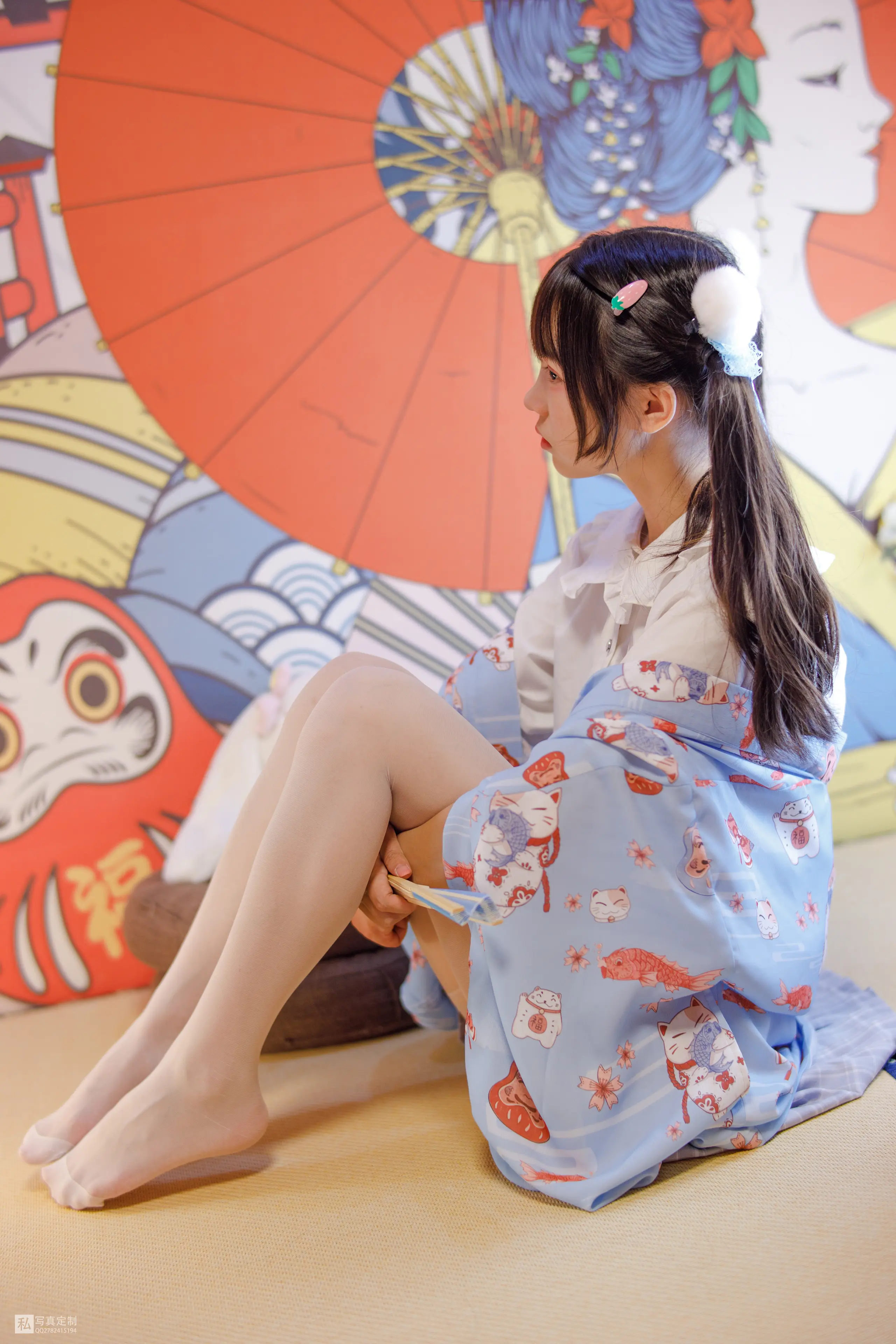 森萝财团 JKFUN 默陌 15D白丝 花里胡哨的民宿 [65P]