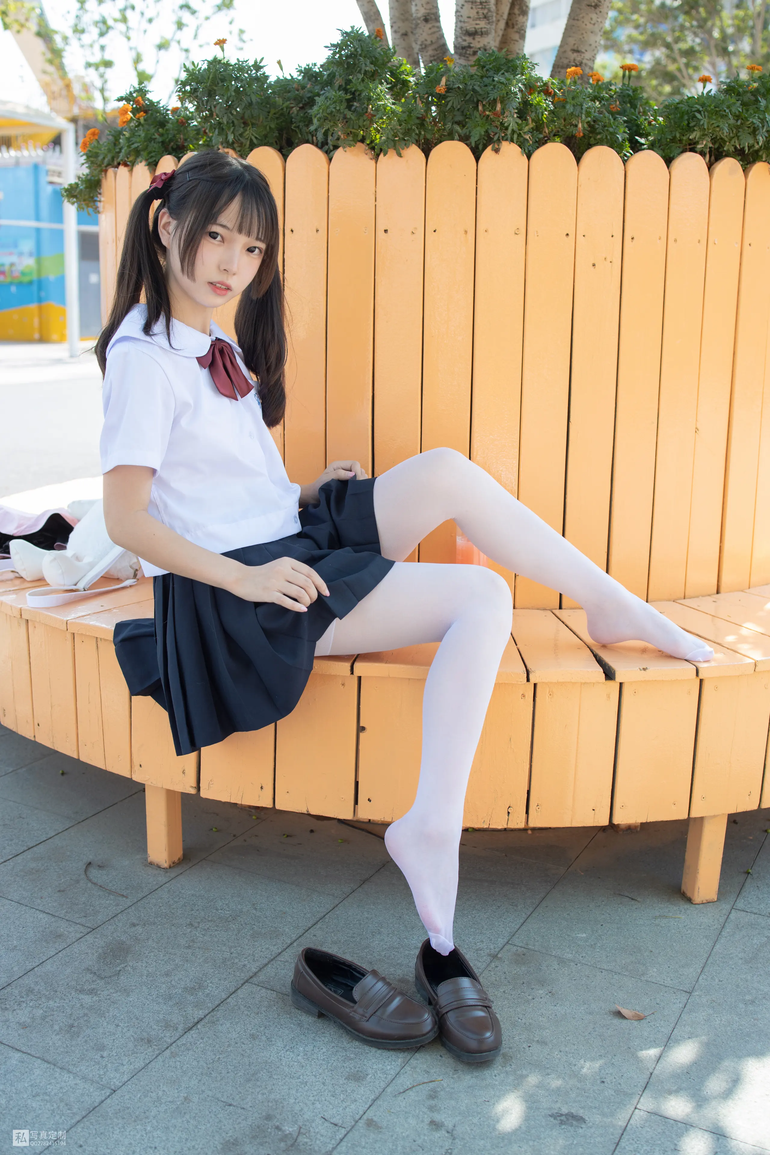 森萝财团 JKFUN 默陌 15D白丝 雪糕游乐园 [75P]