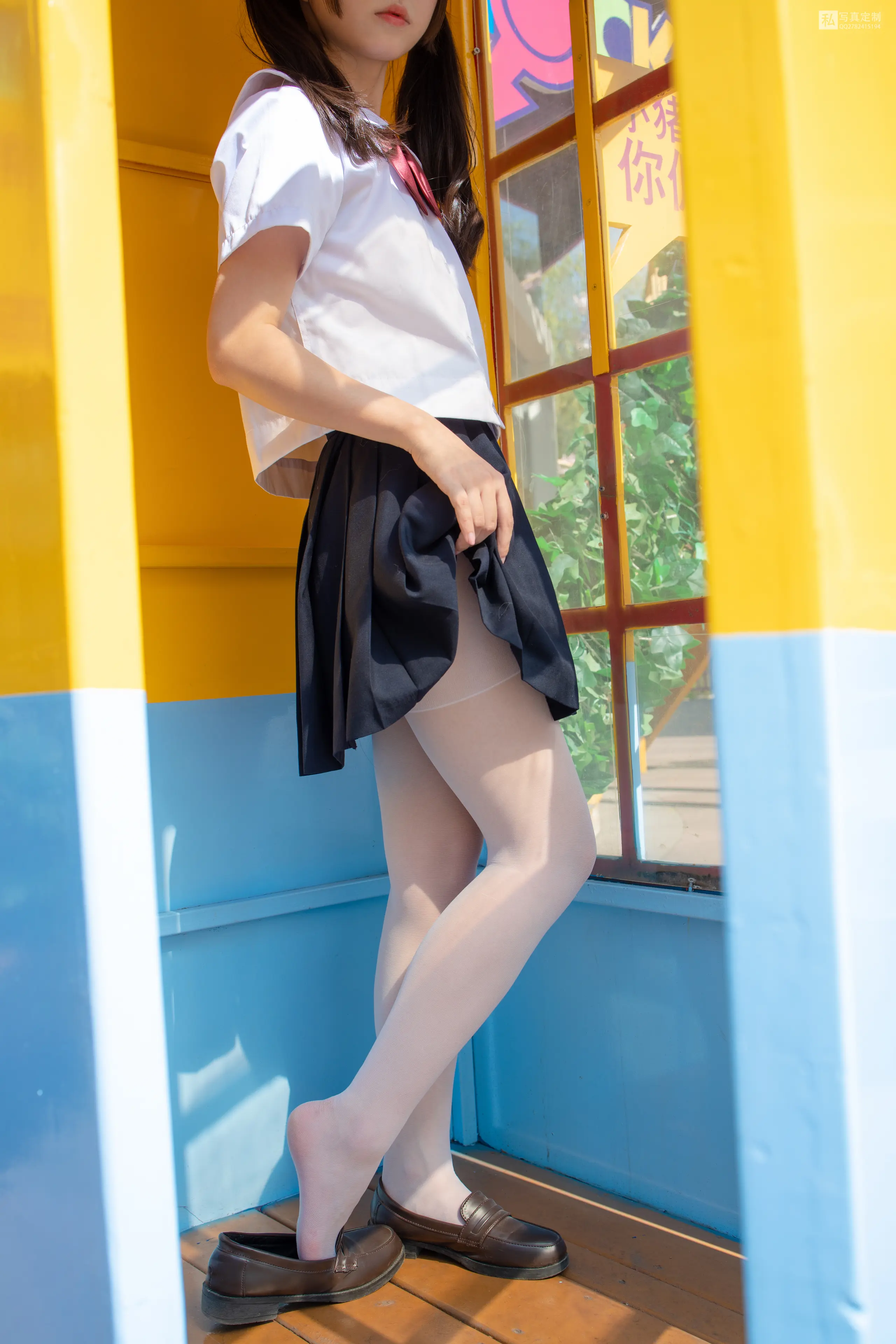 森萝财团 JKFUN 默陌 15D白丝 雪糕游乐园 [75P]