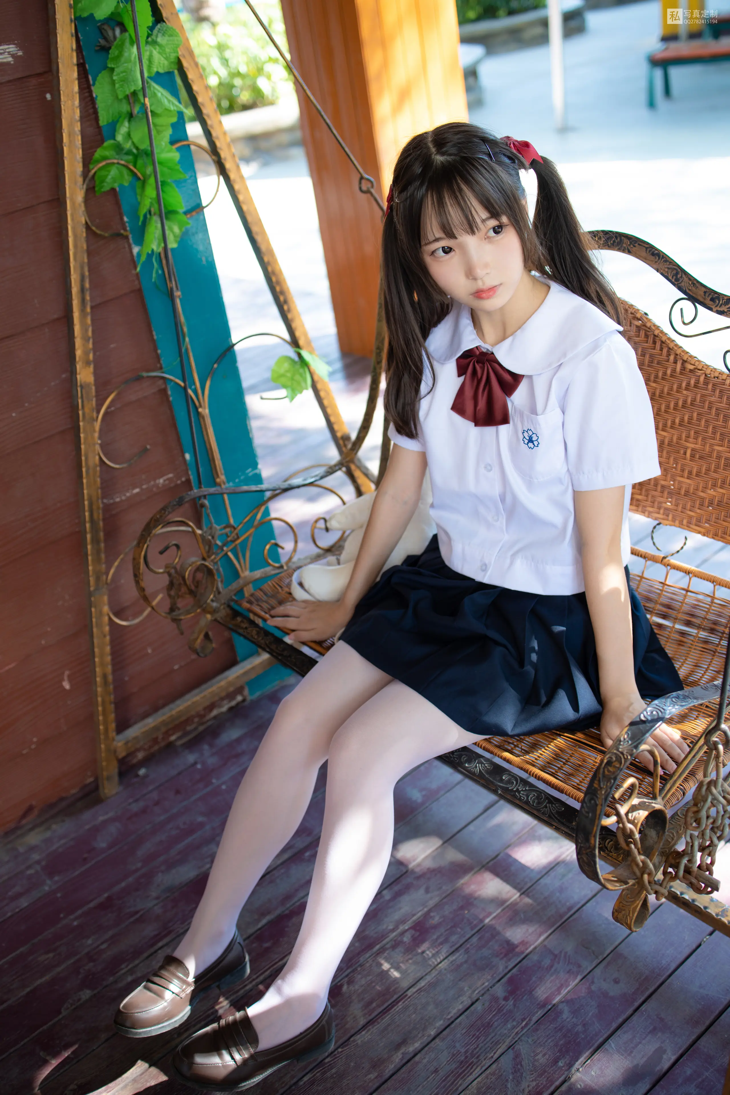 森萝财团 JKFUN 默陌 15D白丝 雪糕游乐园 [75P]