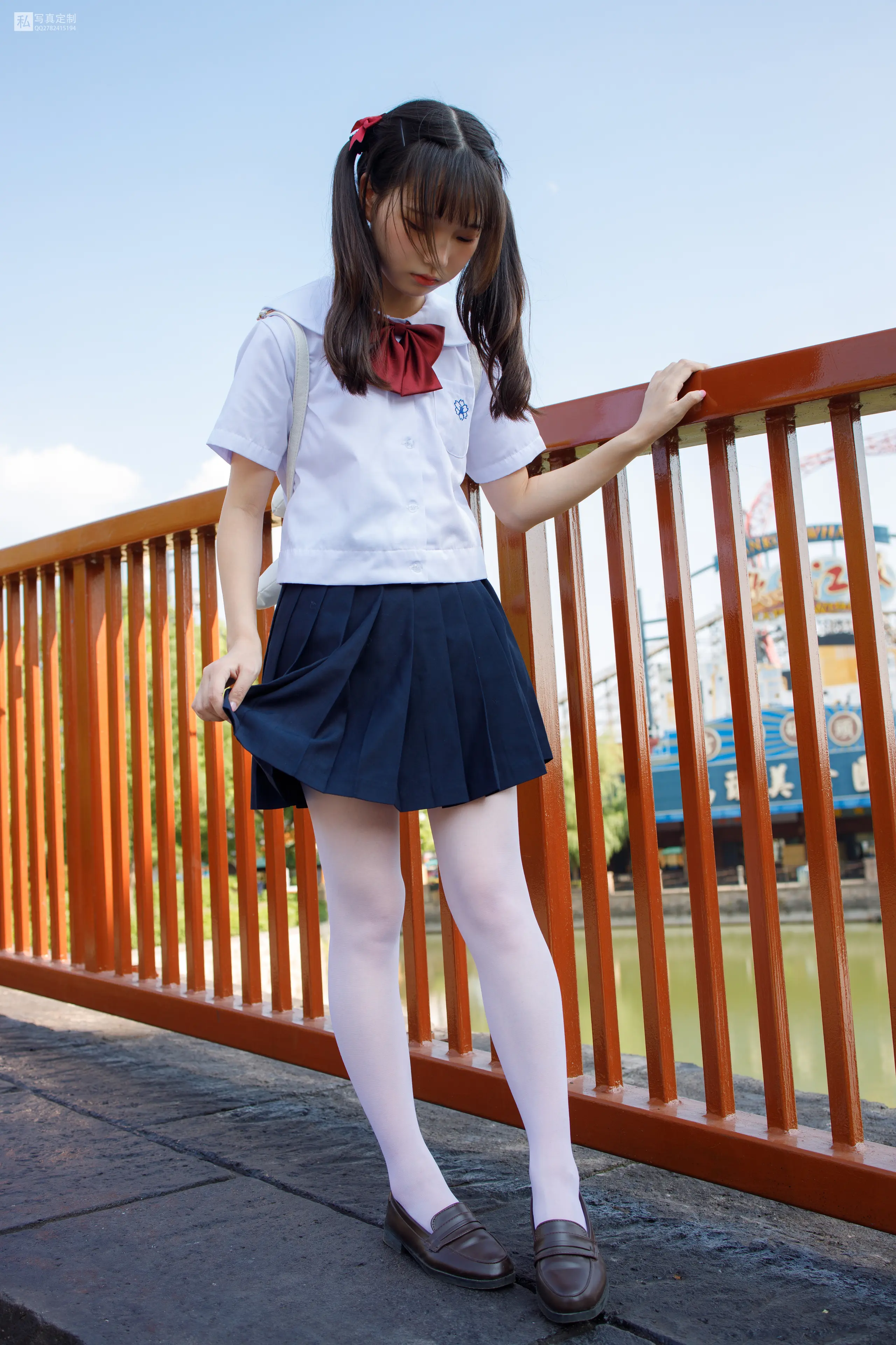 森萝财团 JKFUN 默陌 15D白丝 雪糕游乐园 [75P]