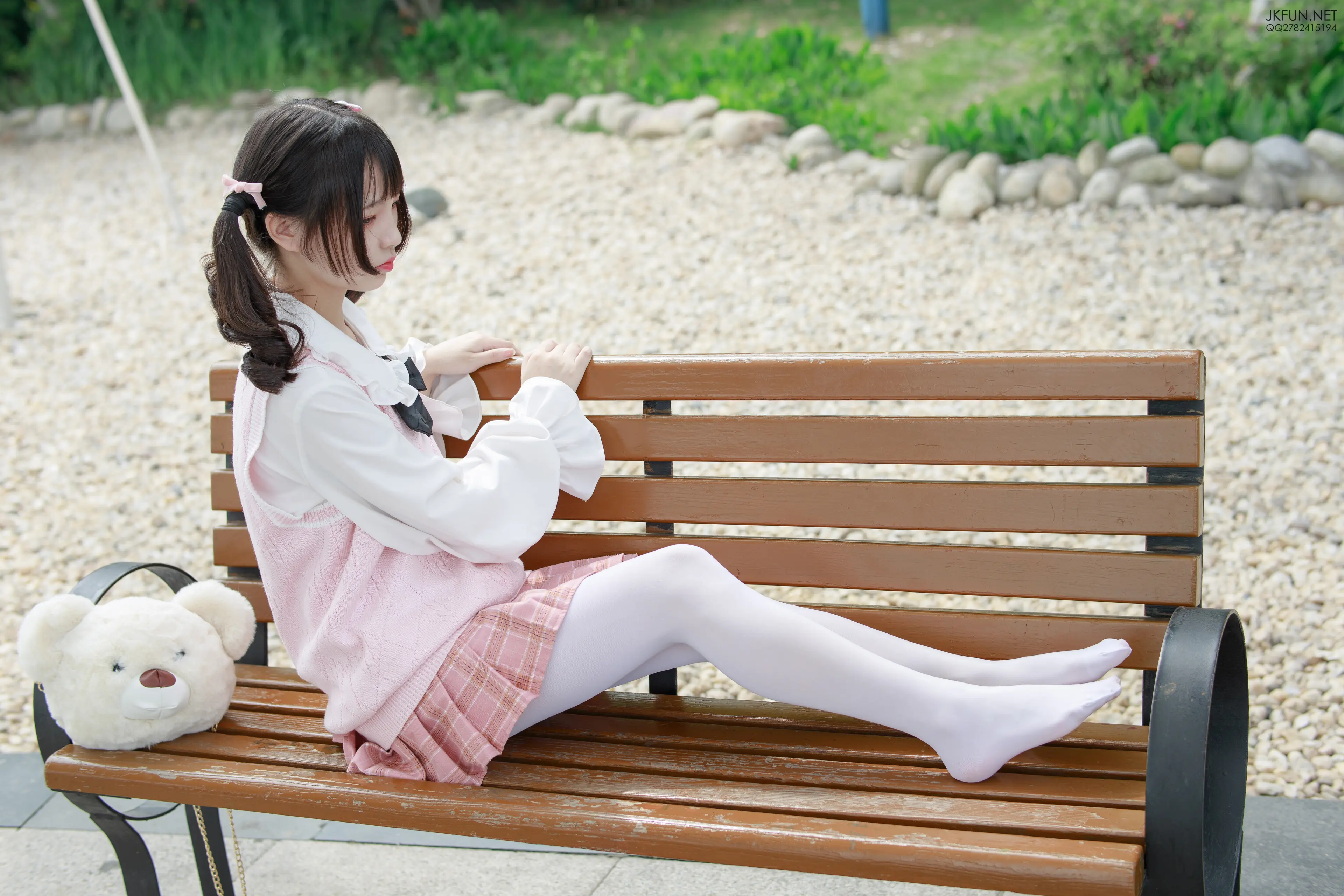 森萝财团 JKFUN 默陌 80D白丝 [126P]