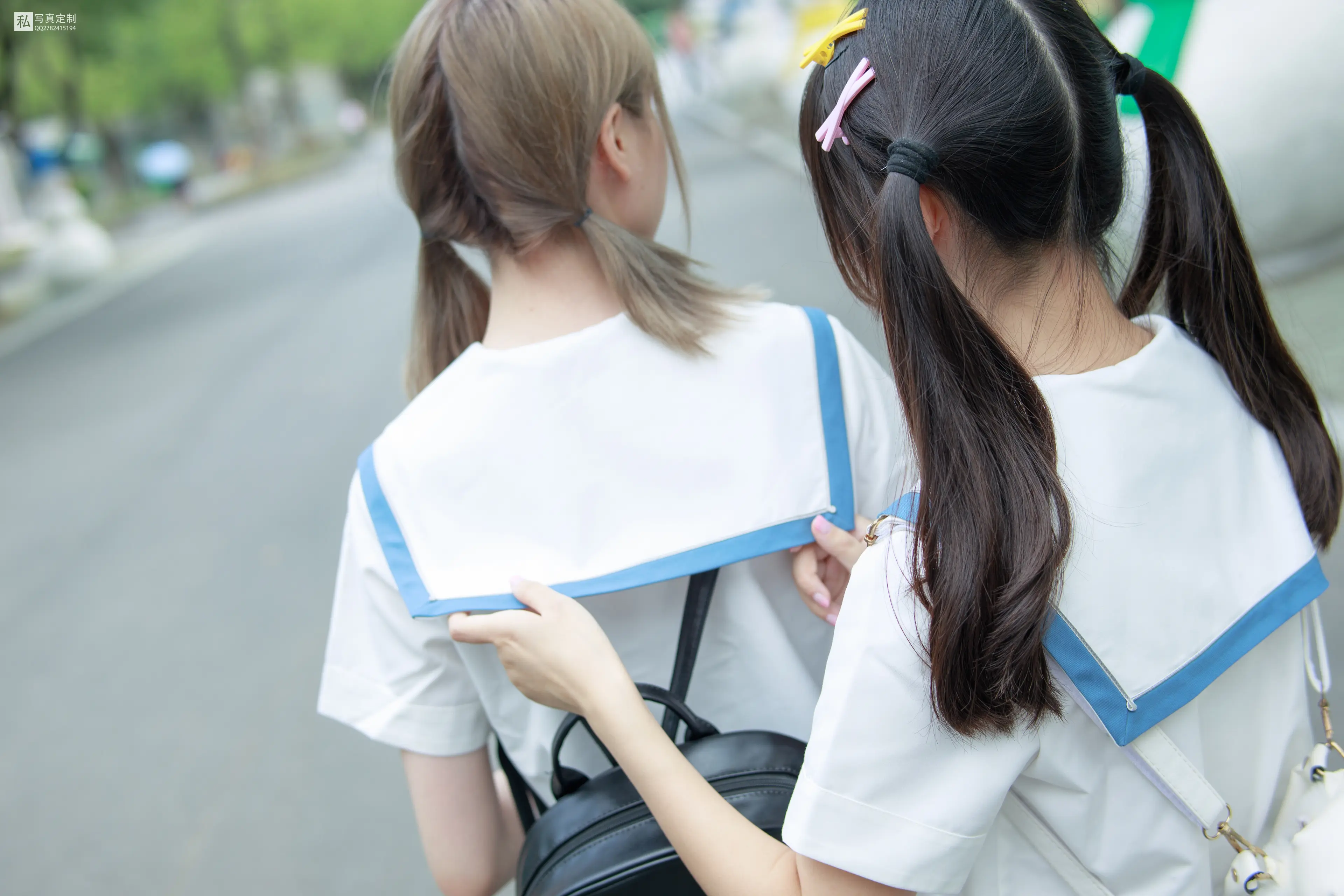 森萝财团 JKFUN 默陌&Aika 80D白丝过膝袜两女一ZOO [93P]