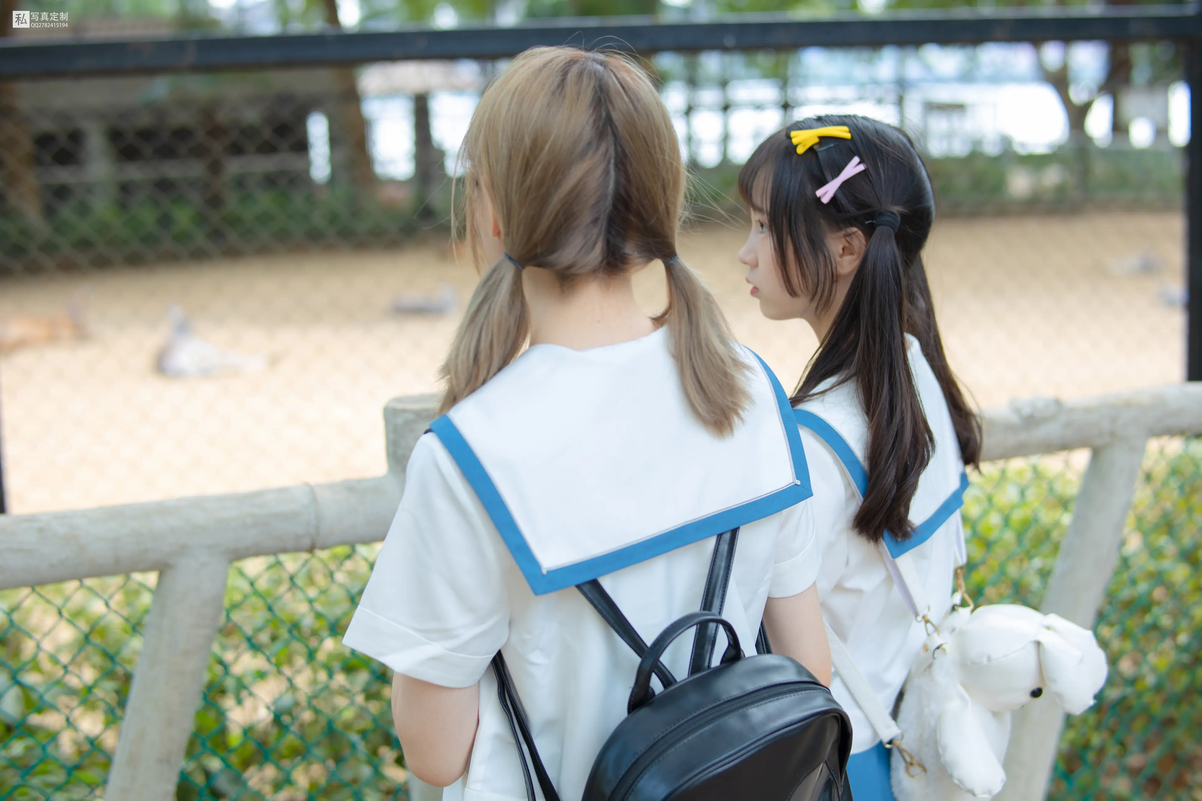 森萝财团 JKFUN 默陌&Aika 80D白丝过膝袜两女一ZOO [93P]