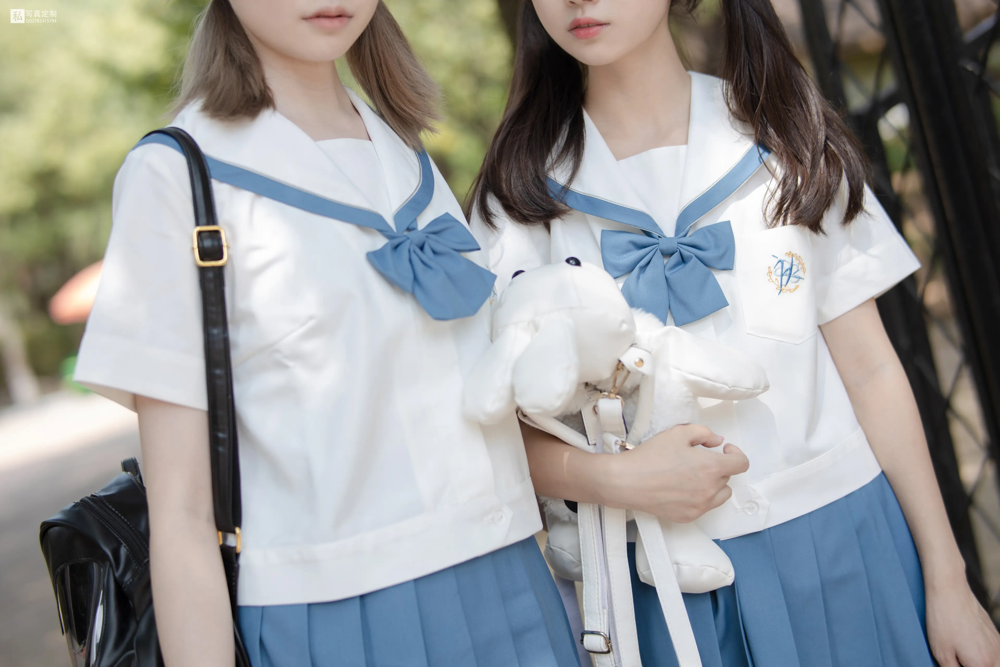 森萝财团 JKFUN 默陌&Aika 80D白丝过膝袜两女一ZOO [93P]