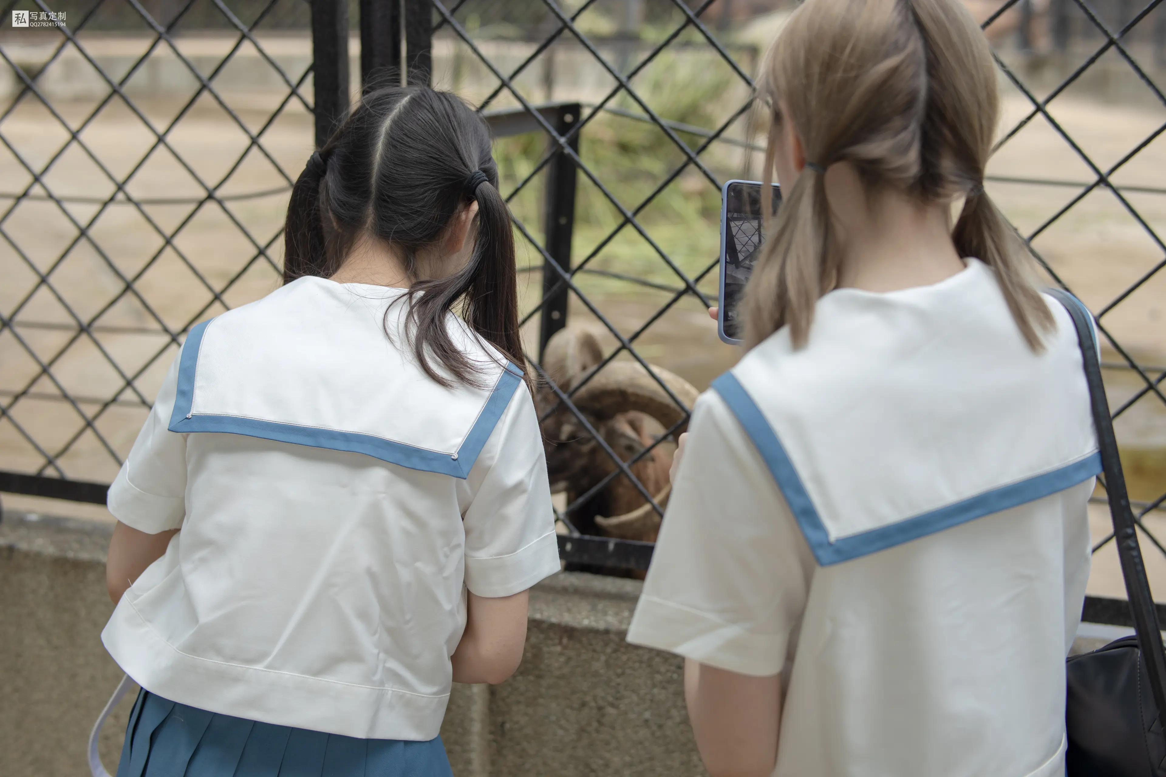 森萝财团 JKFUN 默陌&Aika 80D白丝过膝袜两女一ZOO [93P]