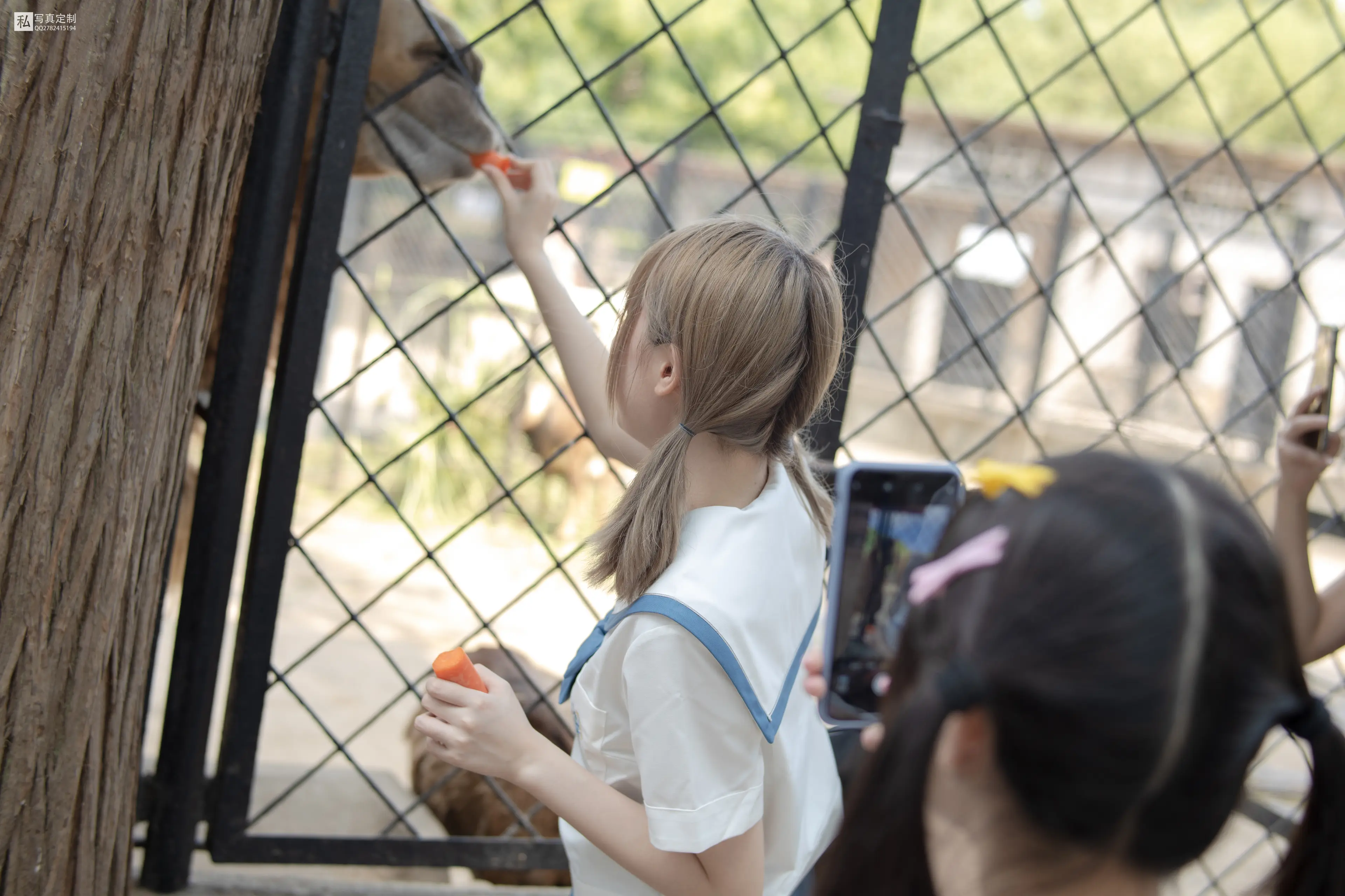 森萝财团 JKFUN 默陌&Aika 80D白丝过膝袜两女一ZOO [93P]