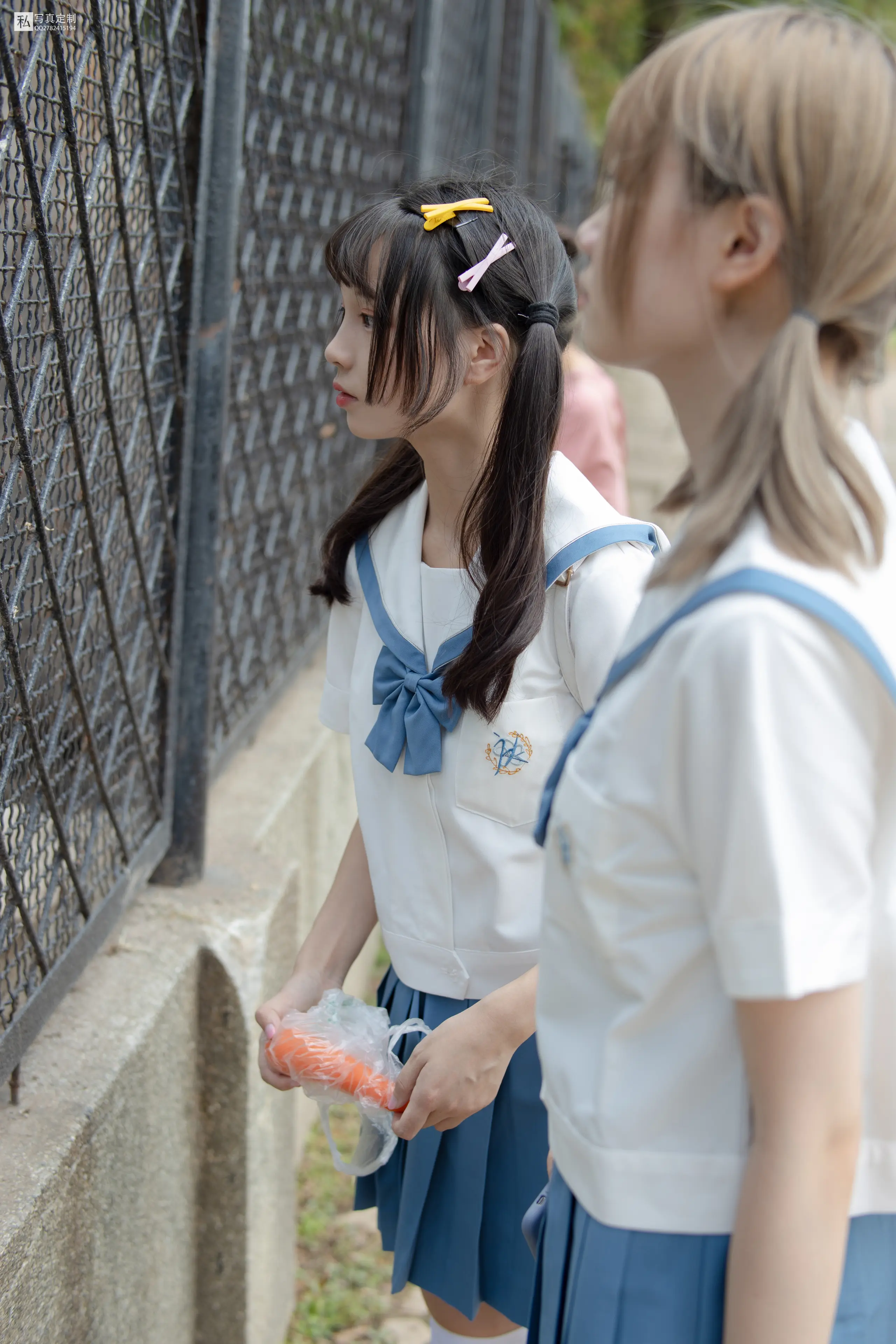 森萝财团 JKFUN 默陌&Aika 80D白丝过膝袜两女一ZOO [93P]