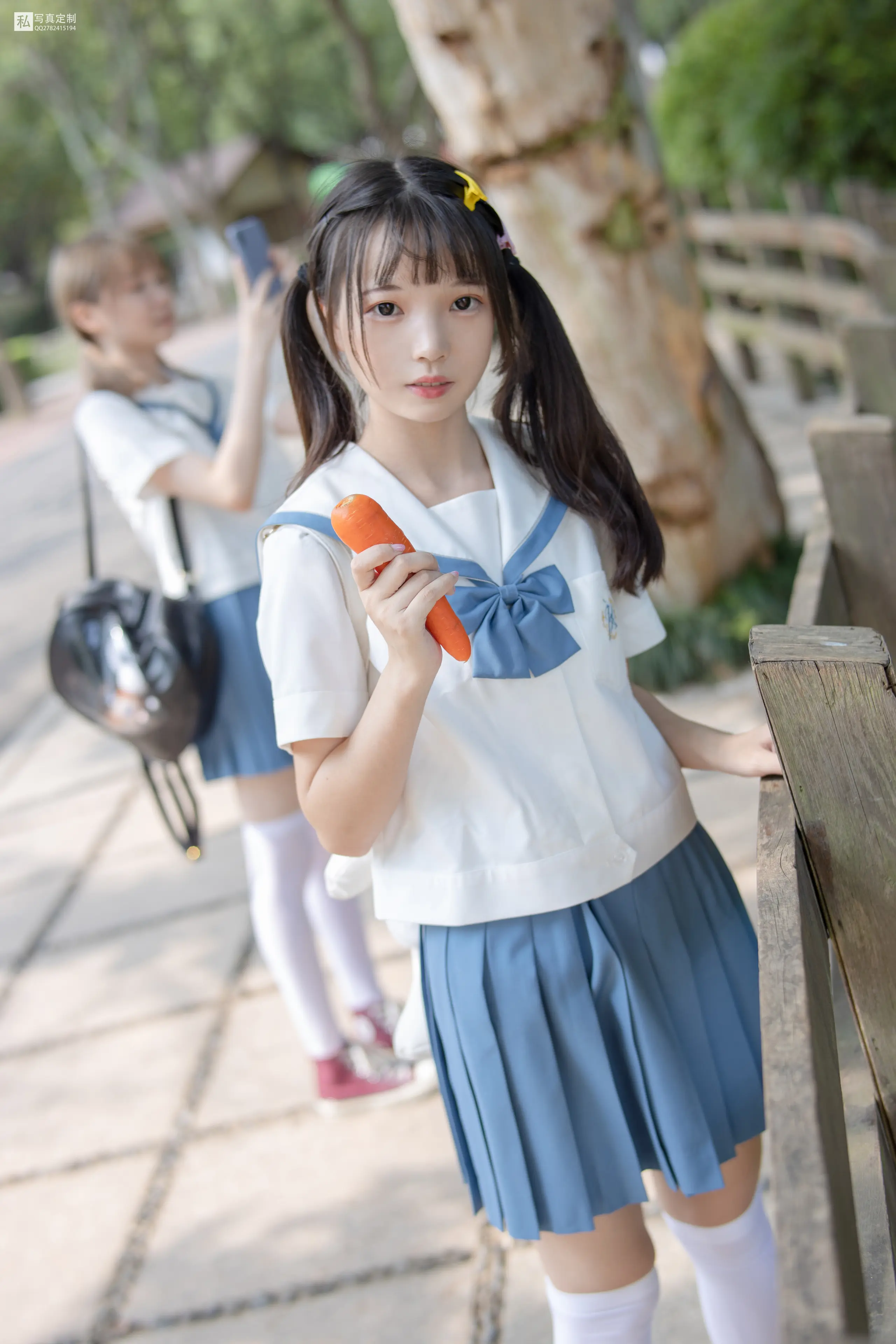 森萝财团 JKFUN 默陌&Aika 80D白丝过膝袜两女一ZOO [93P]