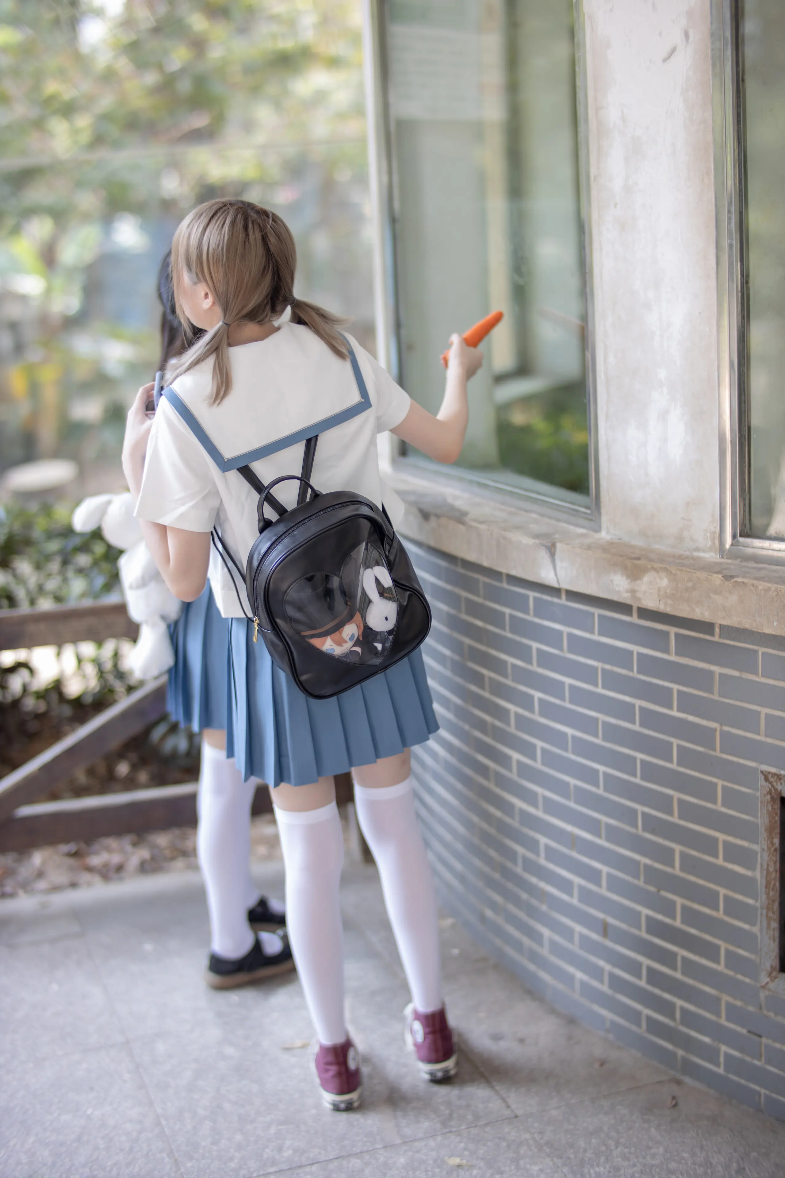 森萝财团 JKFUN 默陌&Aika 80D白丝过膝袜两女一ZOO [93P]