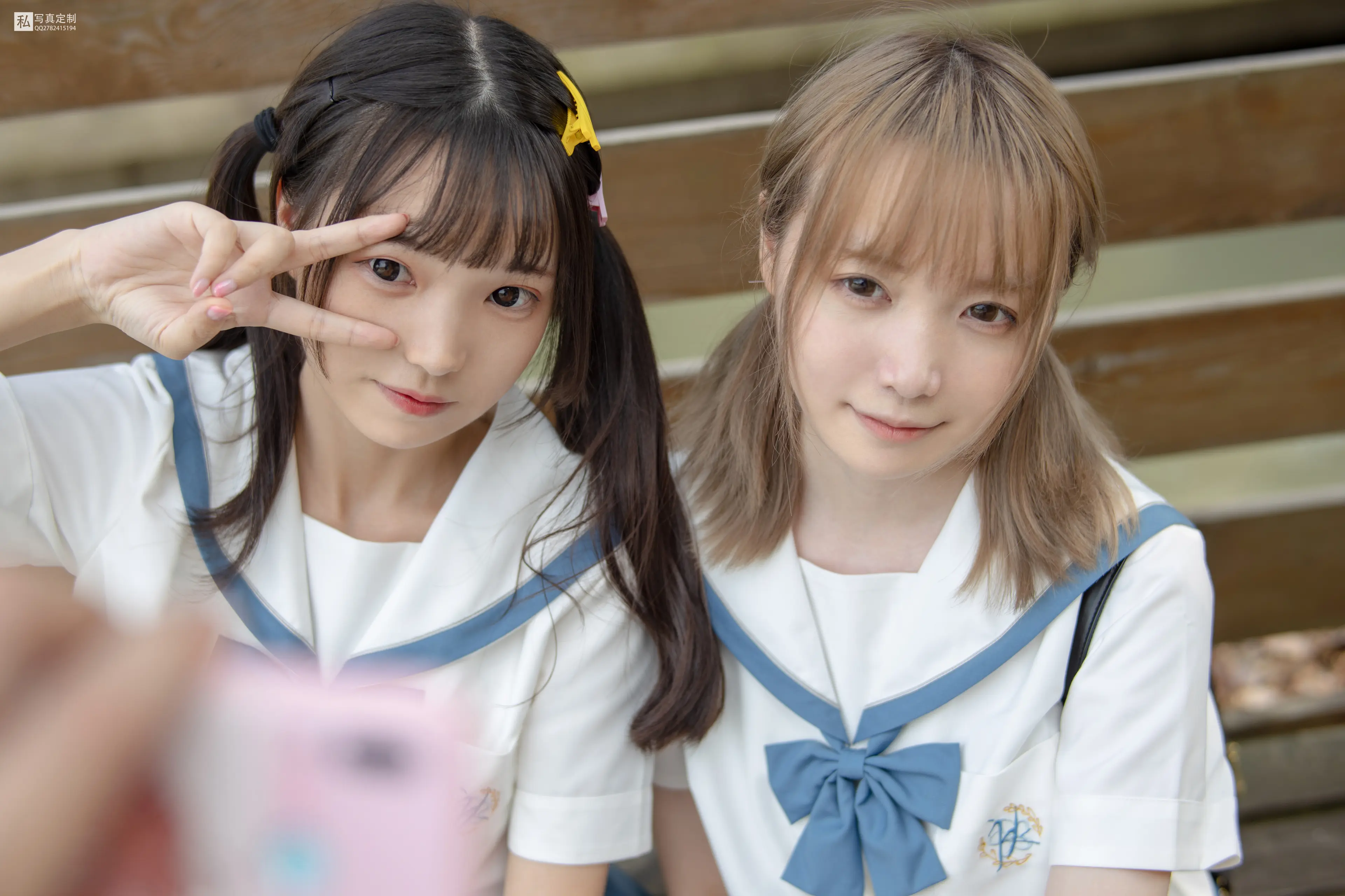 森萝财团 JKFUN 默陌&Aika 80D白丝过膝袜两女一ZOO [93P]