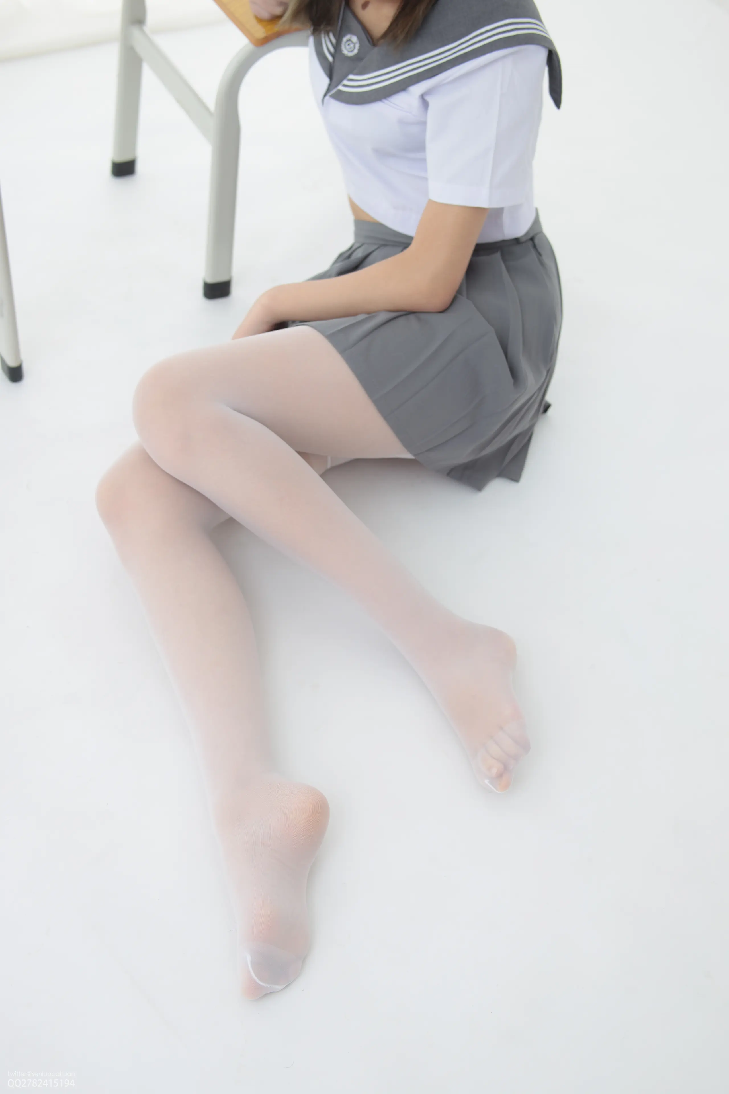 森萝财团 JKFUN 默陌+芝士 13D白丝白丝网鞋合辑 [104P]