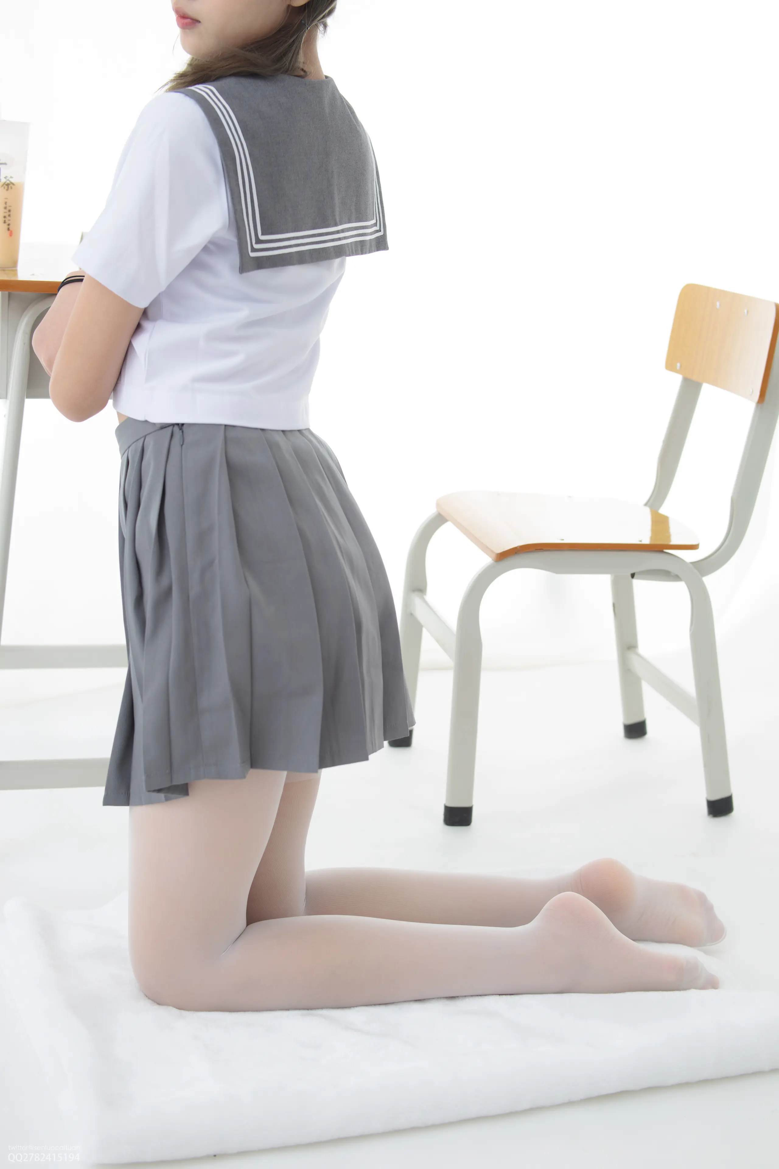 森萝财团 JKFUN 默陌+芝士 13D白丝白丝网鞋合辑 [104P]