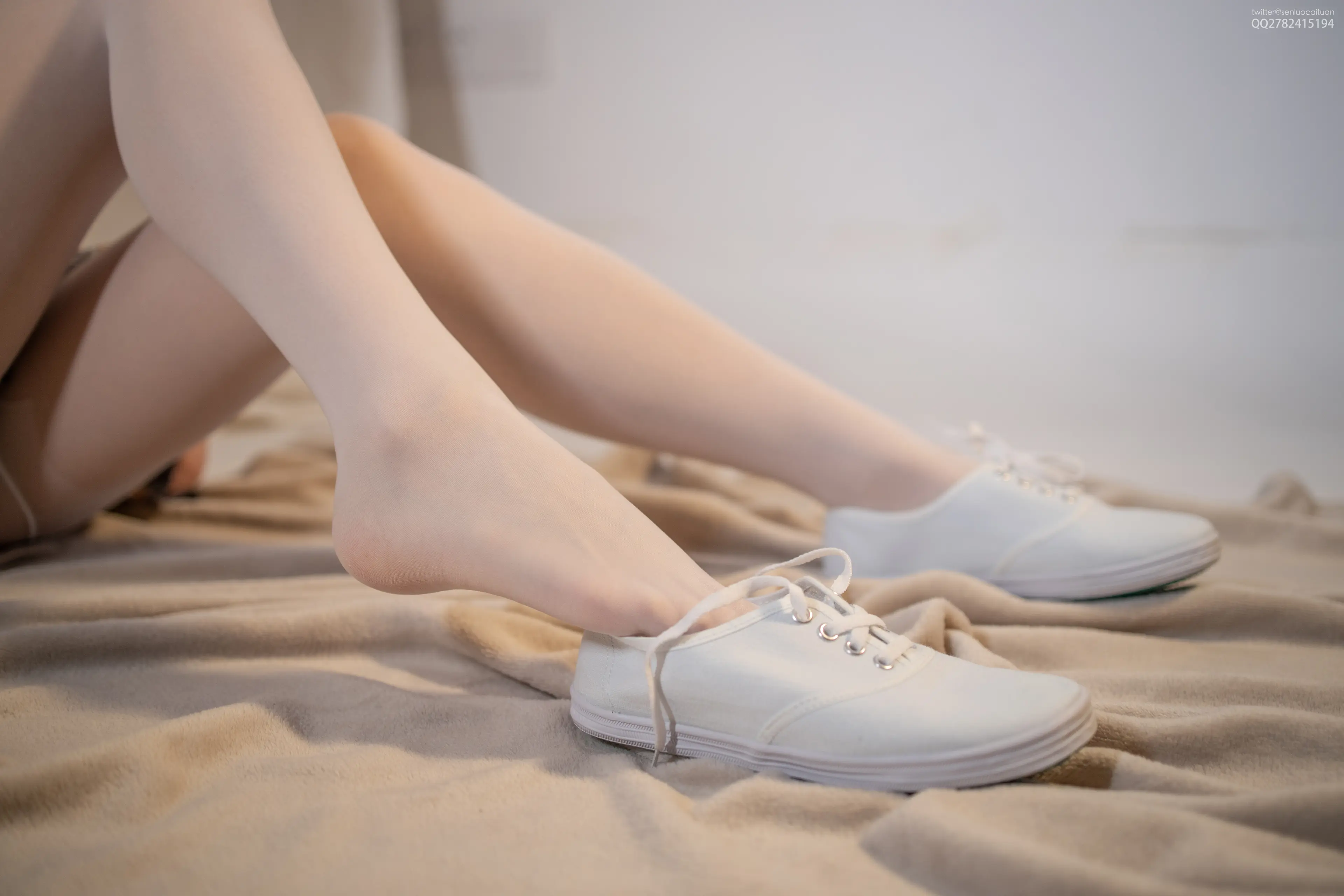 森萝财团 JKFUN 默陌+芝士 13D白丝白丝网鞋合辑 [104P]