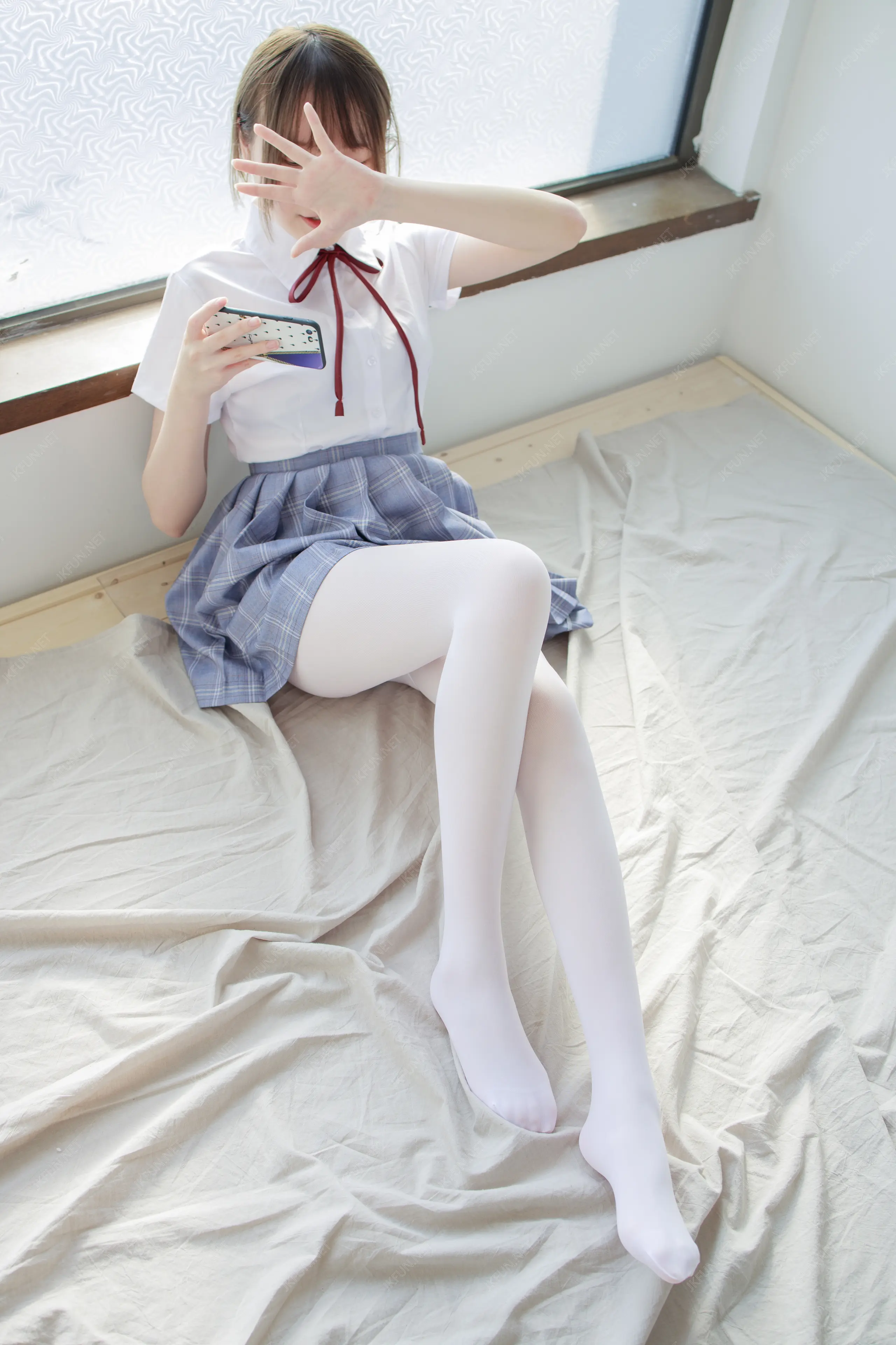 森萝财团 JKFUN Aika 可爱学妹丝足 [230P]