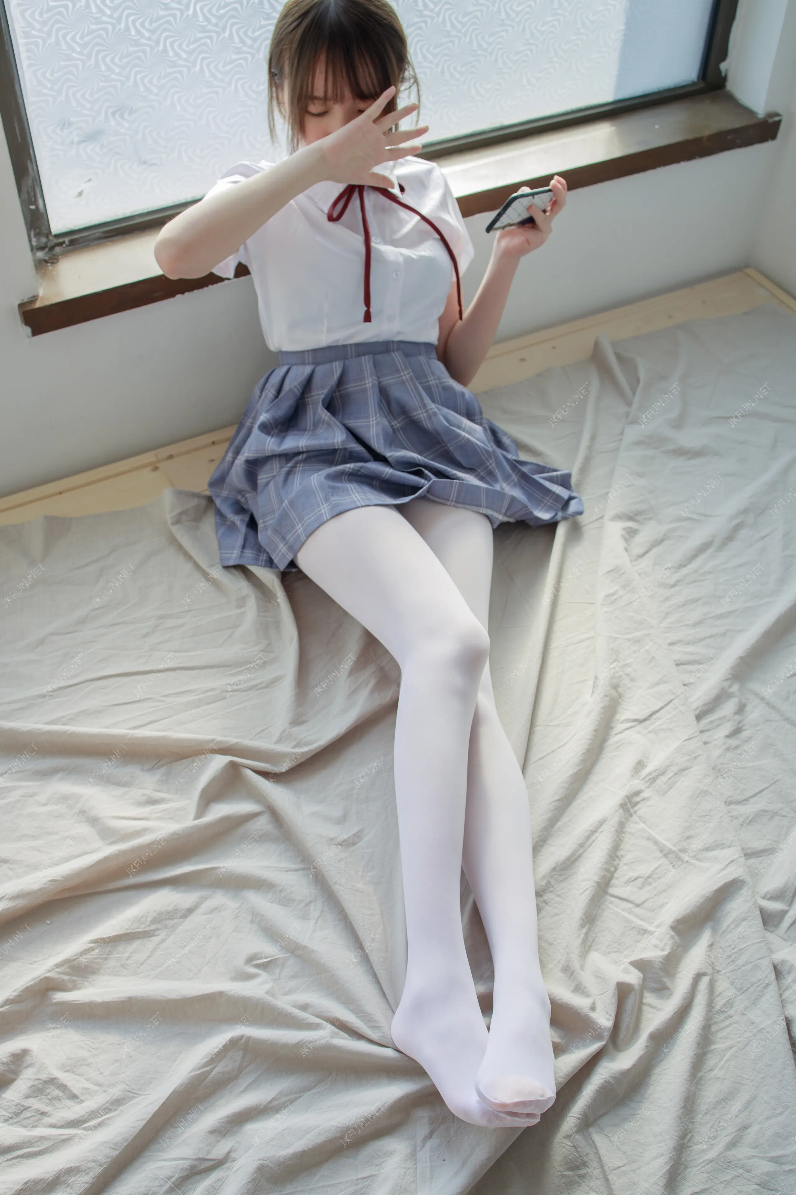 森萝财团 JKFUN Aika 可爱学妹丝足 [230P]