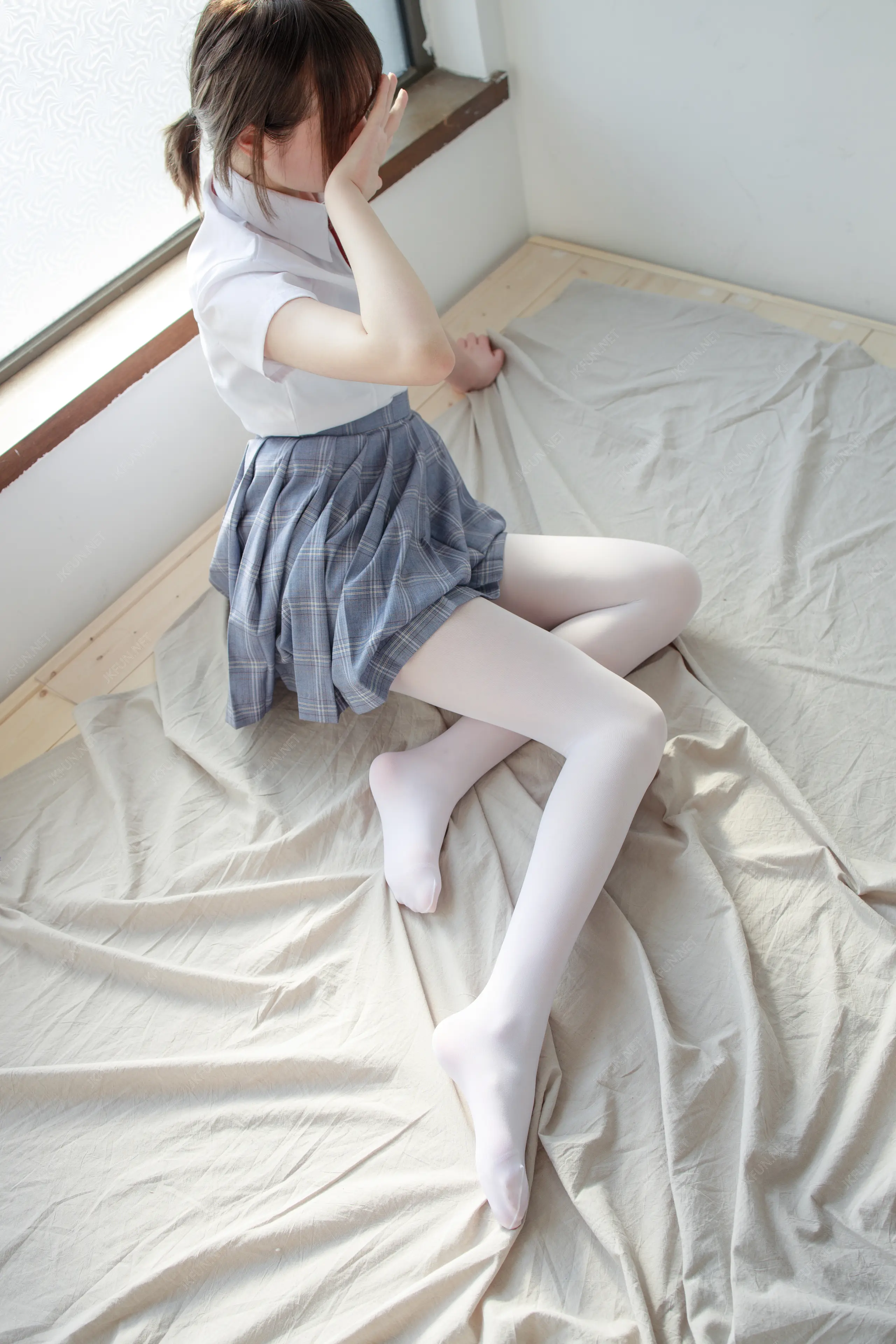 森萝财团 JKFUN Aika 可爱学妹丝足 [230P]