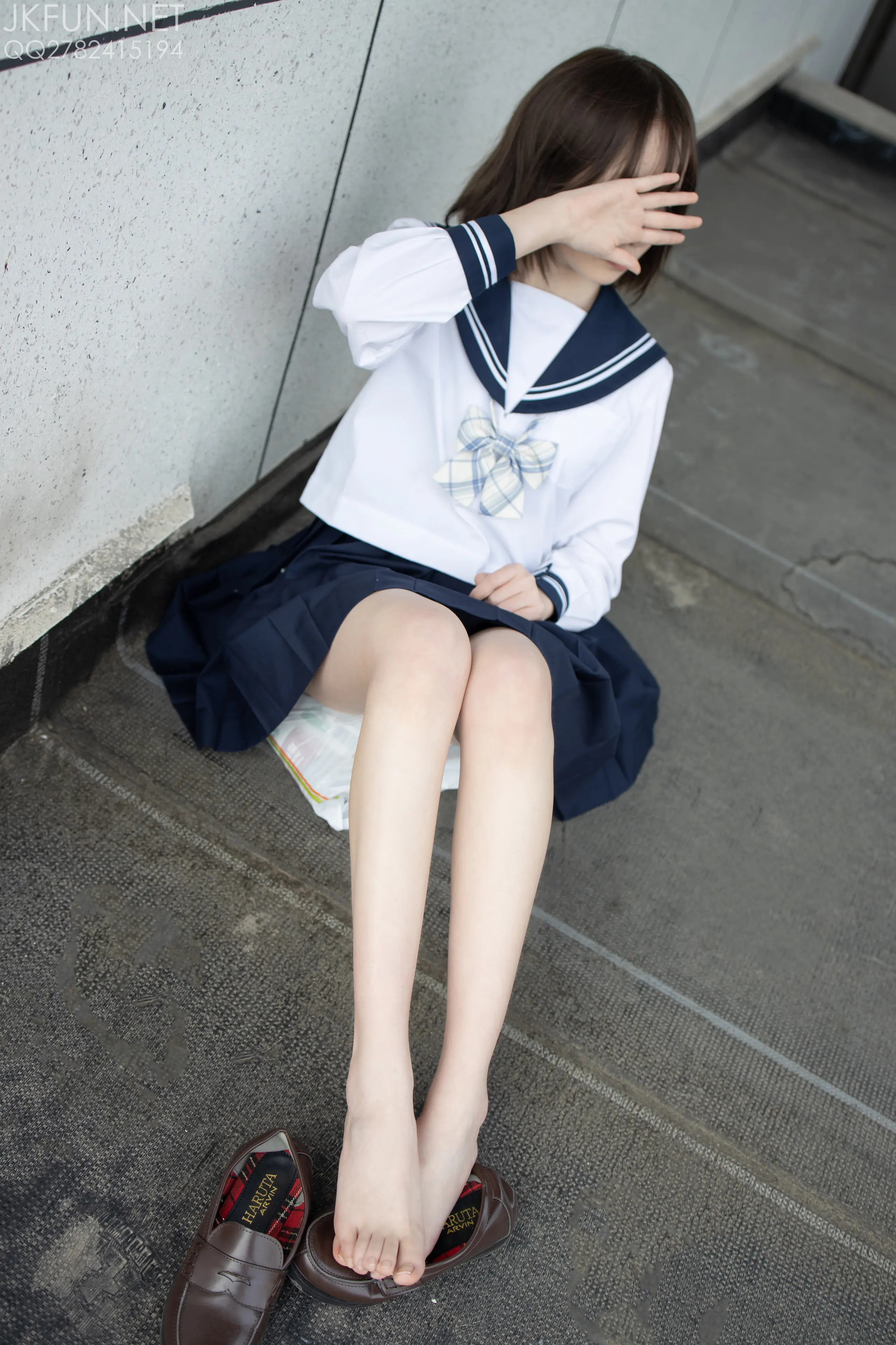 森萝财团 JKFUN Aika 可爱学妹丝足 [230P]