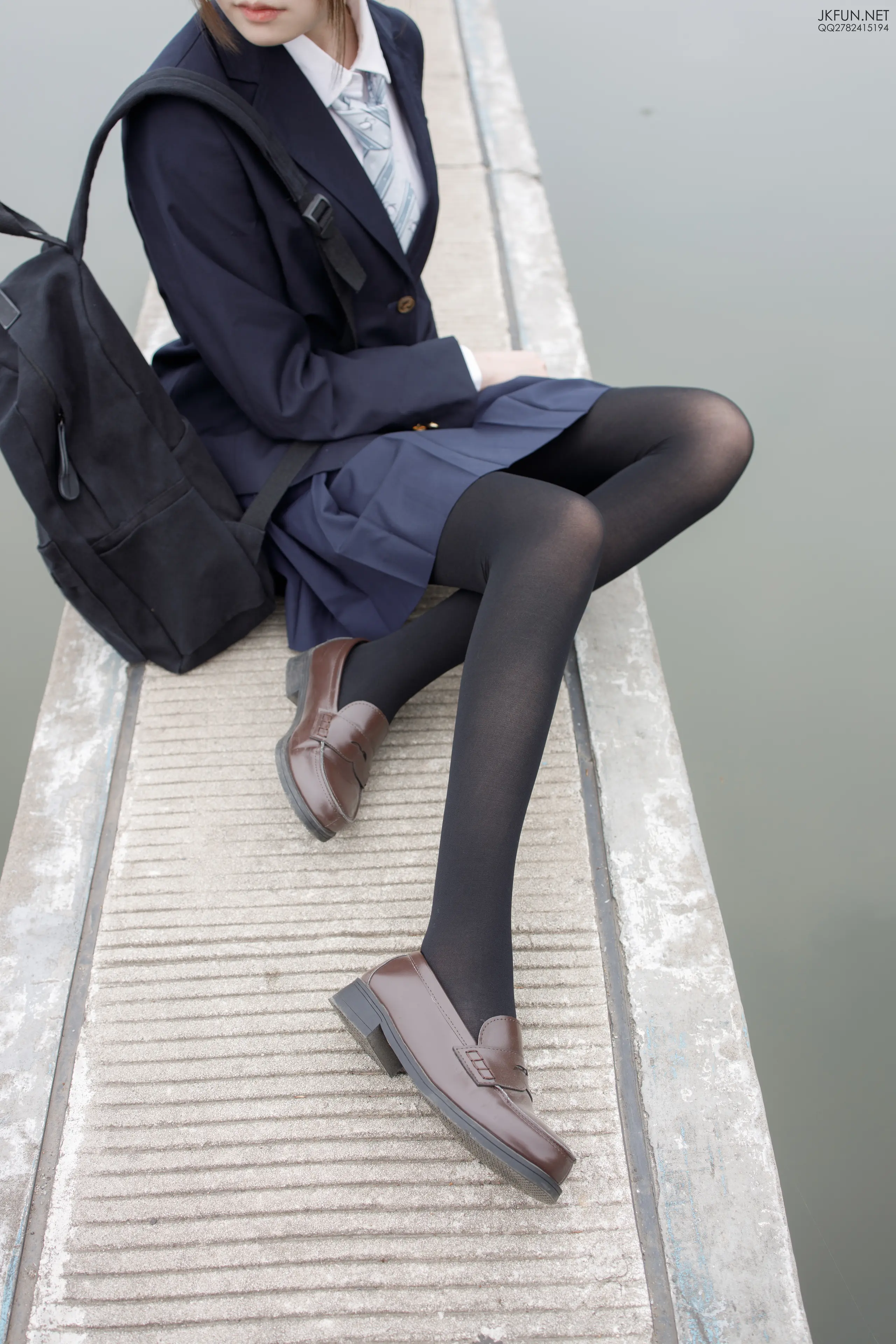 森萝财团 JKFUN Aika 日系黑丝 [140P]