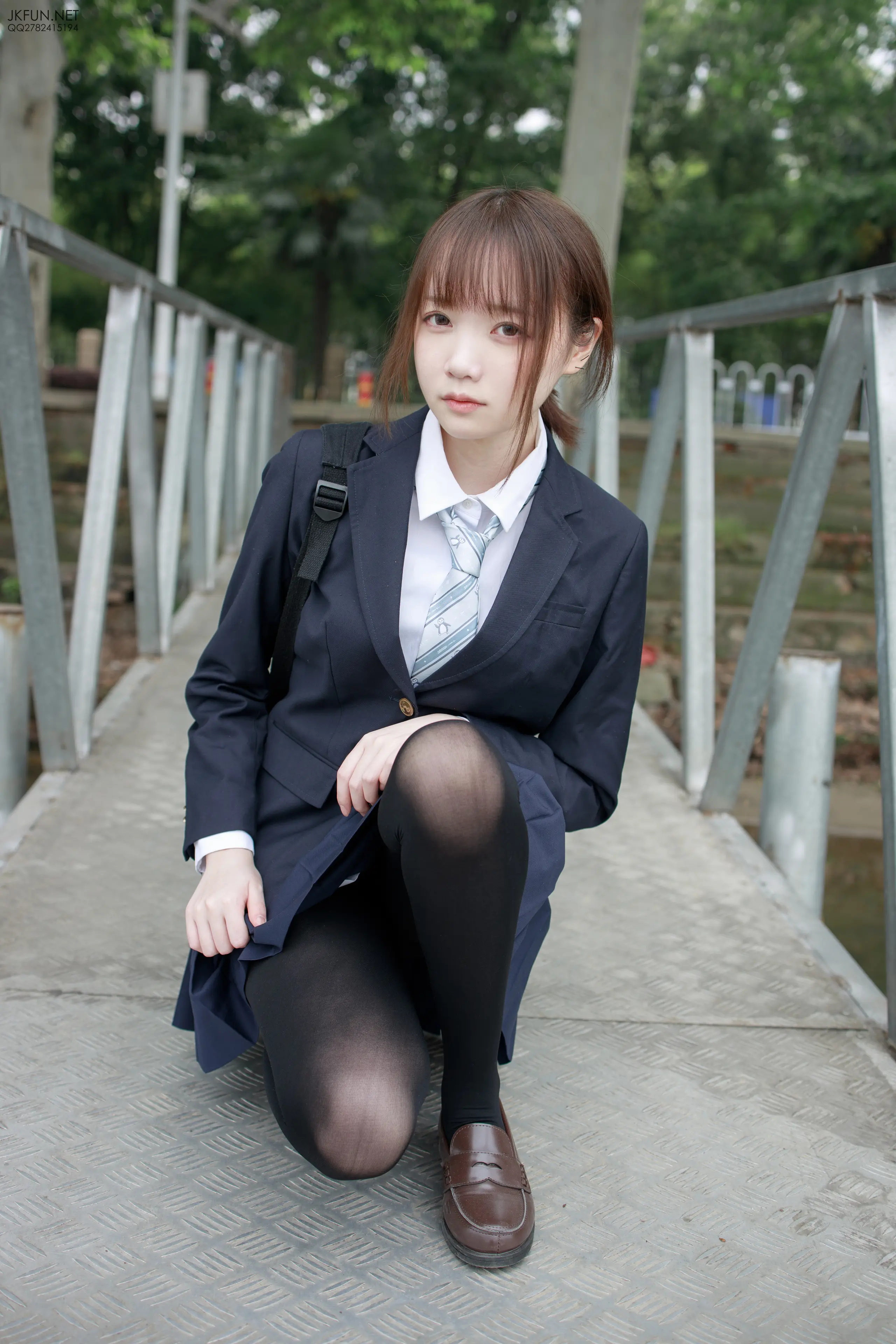 森萝财团 JKFUN Aika 日系黑丝 [140P]