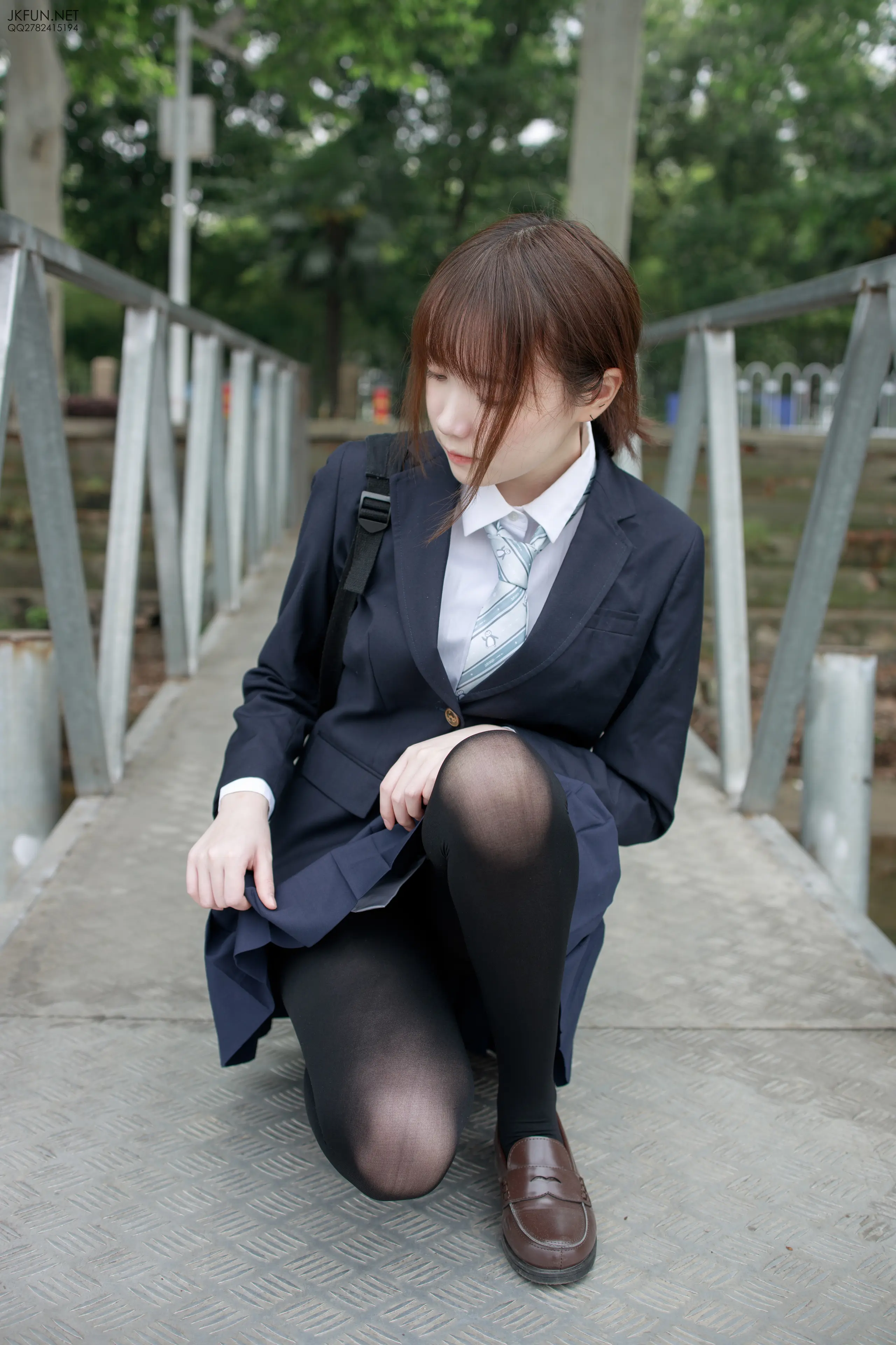 森萝财团 JKFUN Aika 日系黑丝 [140P]