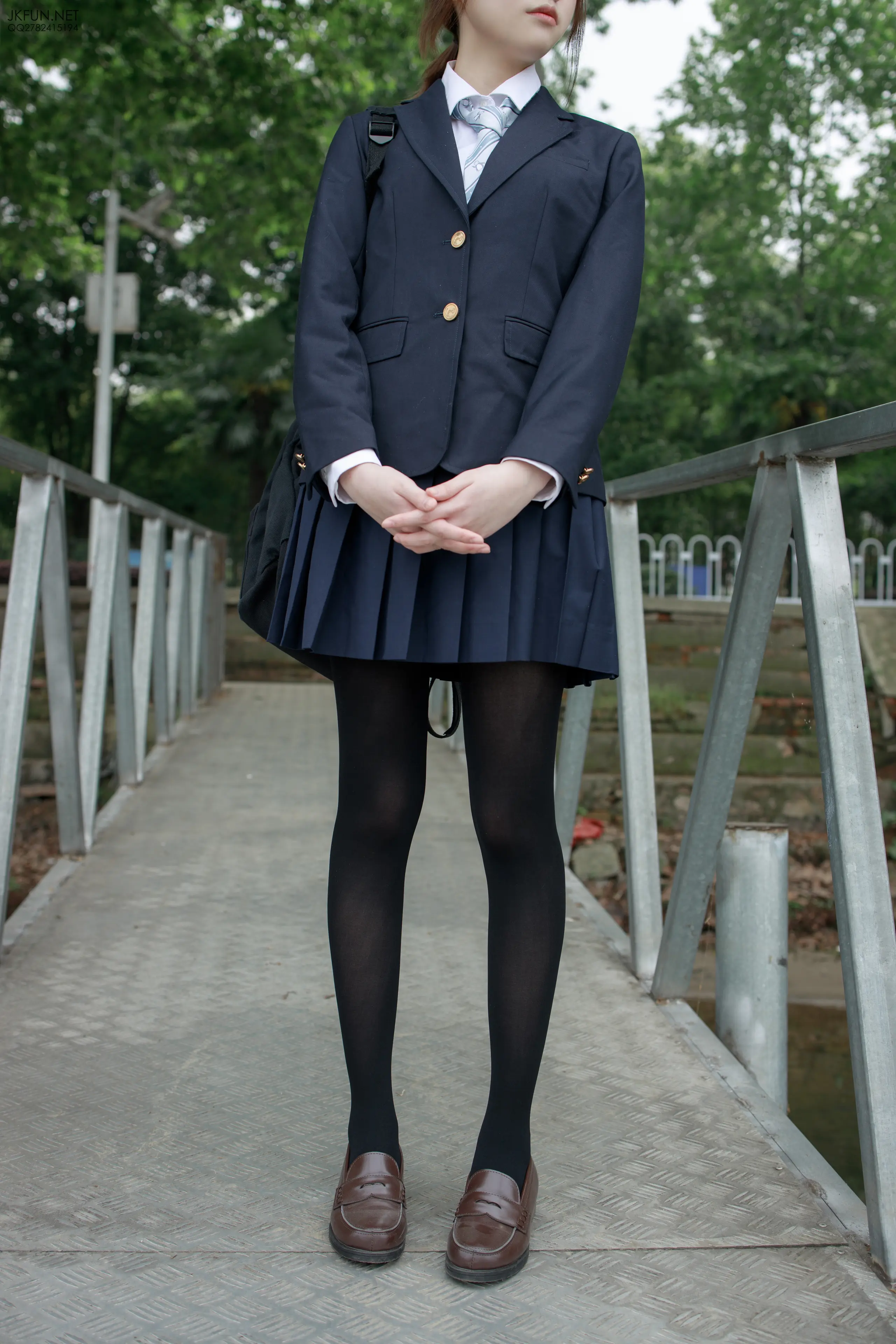 森萝财团 JKFUN Aika 日系黑丝 [140P]