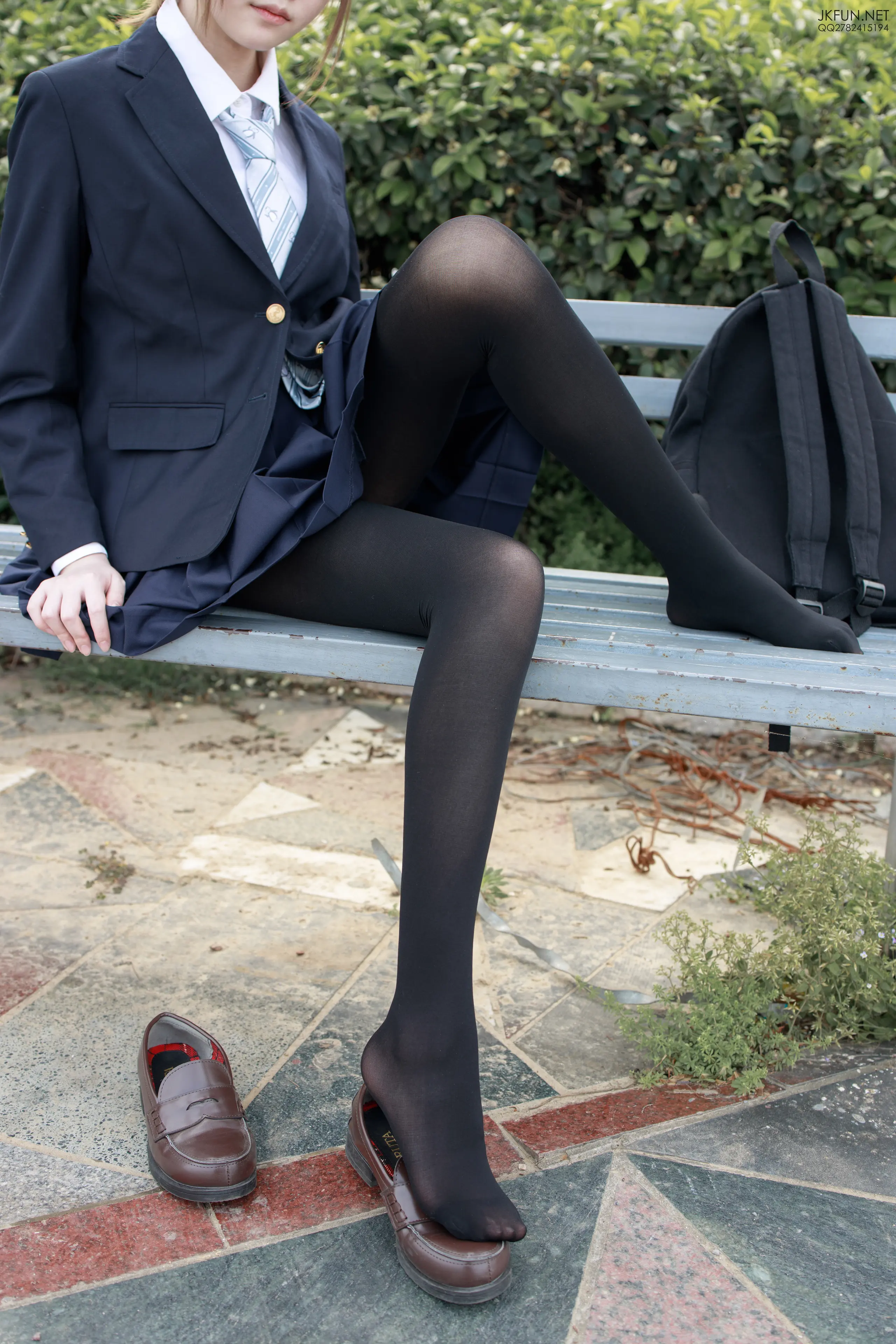 森萝财团 JKFUN Aika 日系黑丝 [140P]