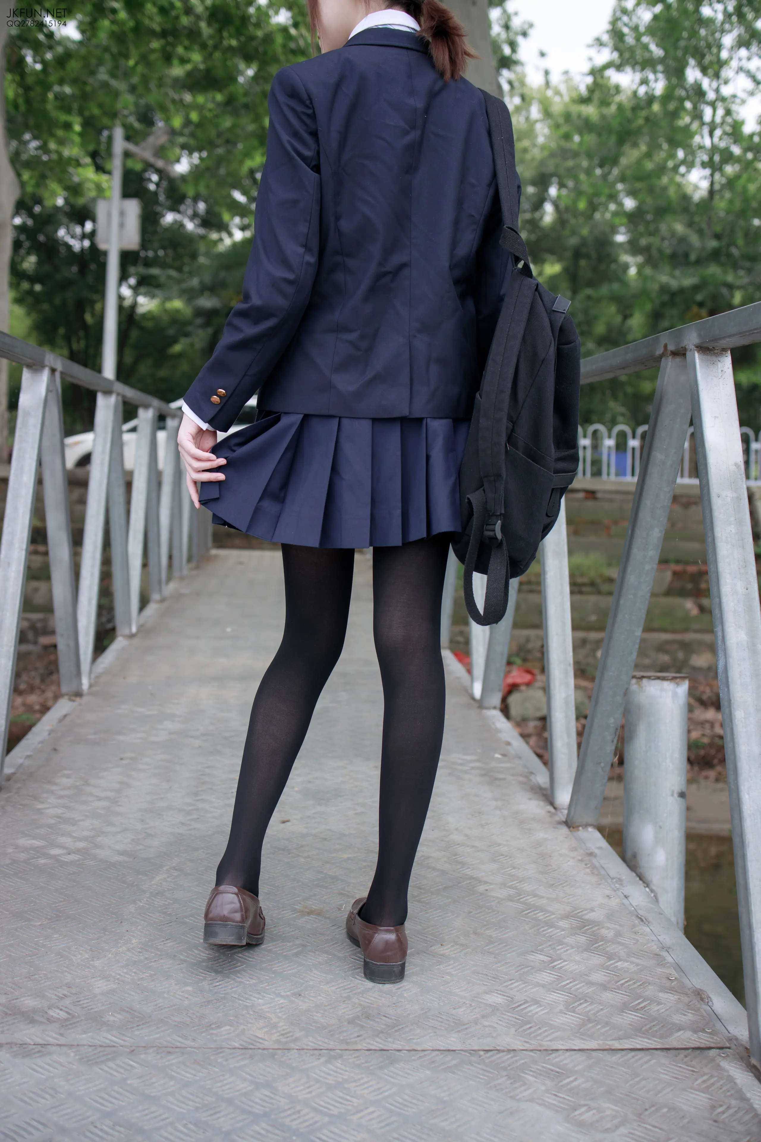 森萝财团 JKFUN Aika 日系黑丝 [140P]