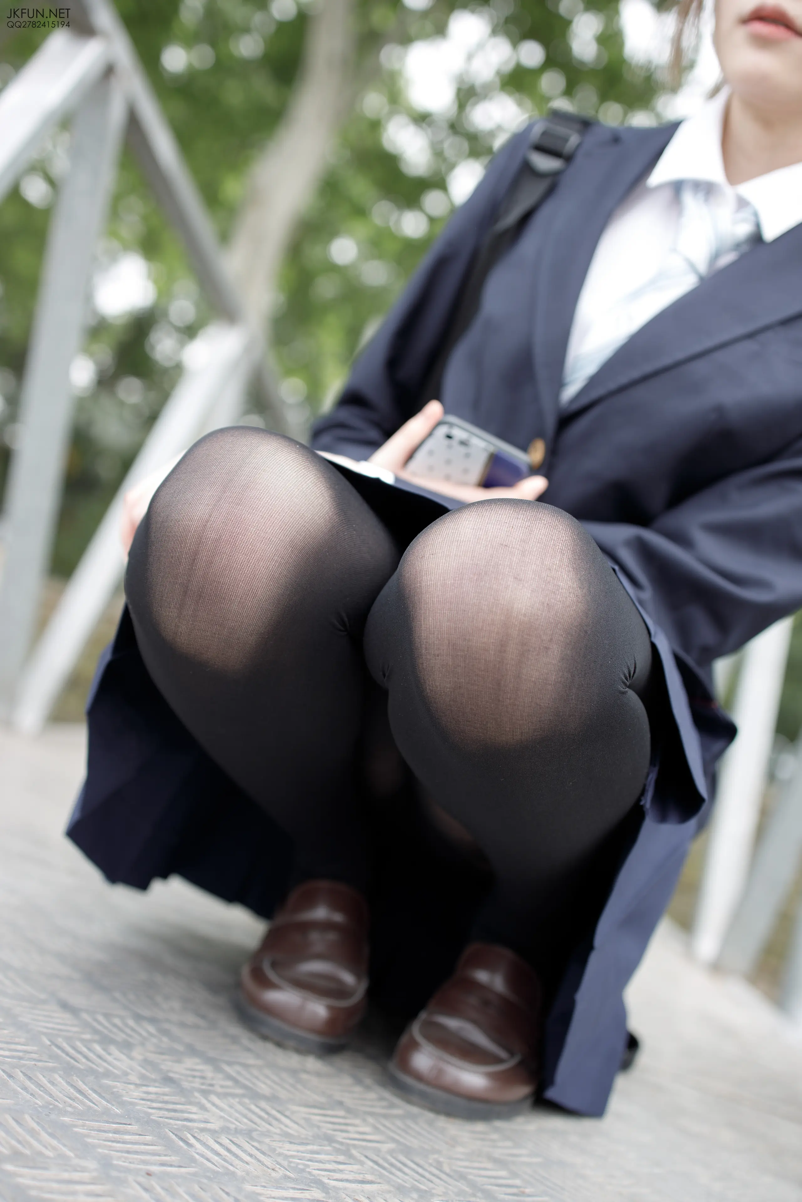 森萝财团 JKFUN Aika 日系黑丝 [140P]