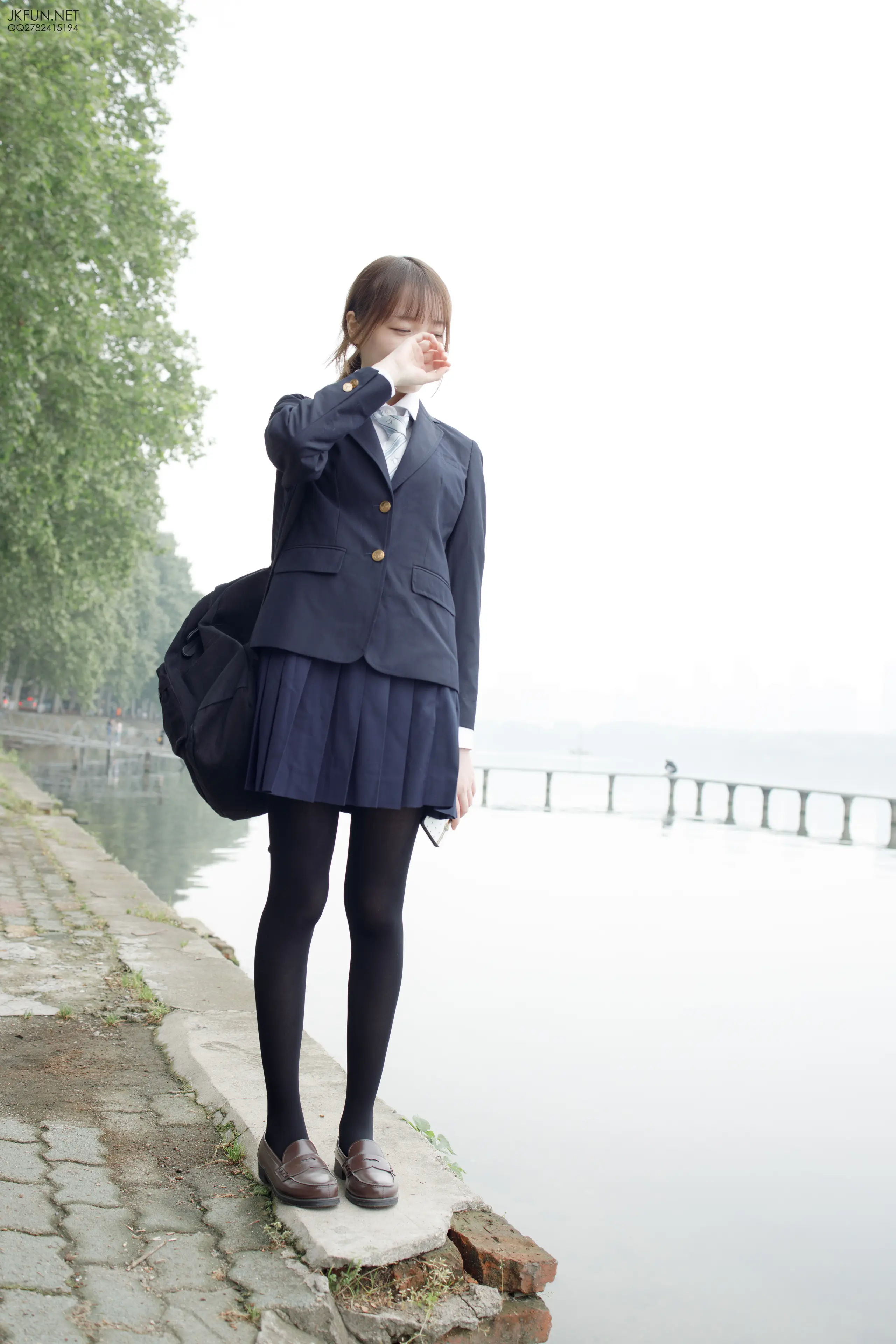 森萝财团 JKFUN Aika 日系黑丝 [140P]