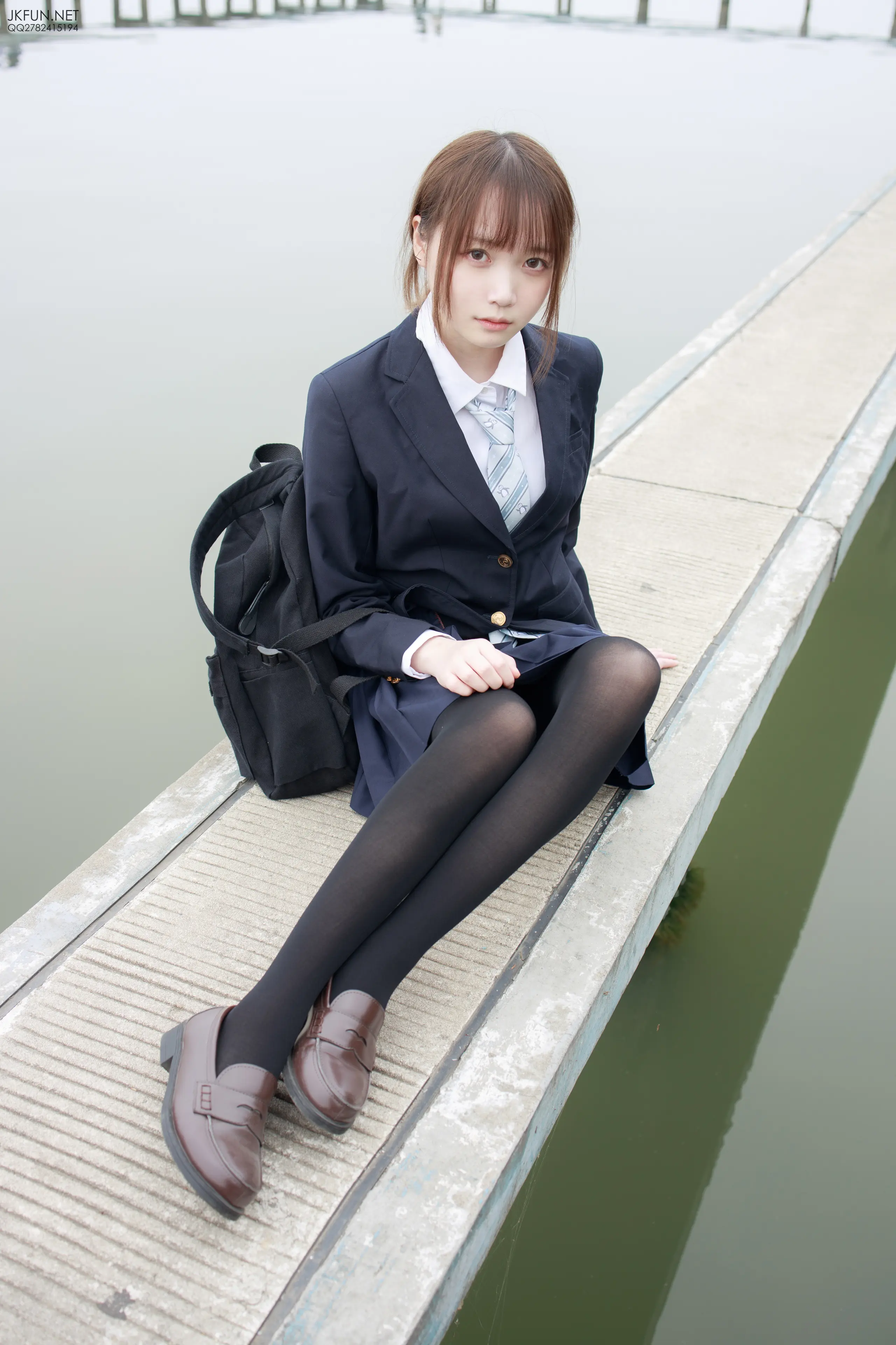 森萝财团 JKFUN Aika 日系黑丝 [140P]