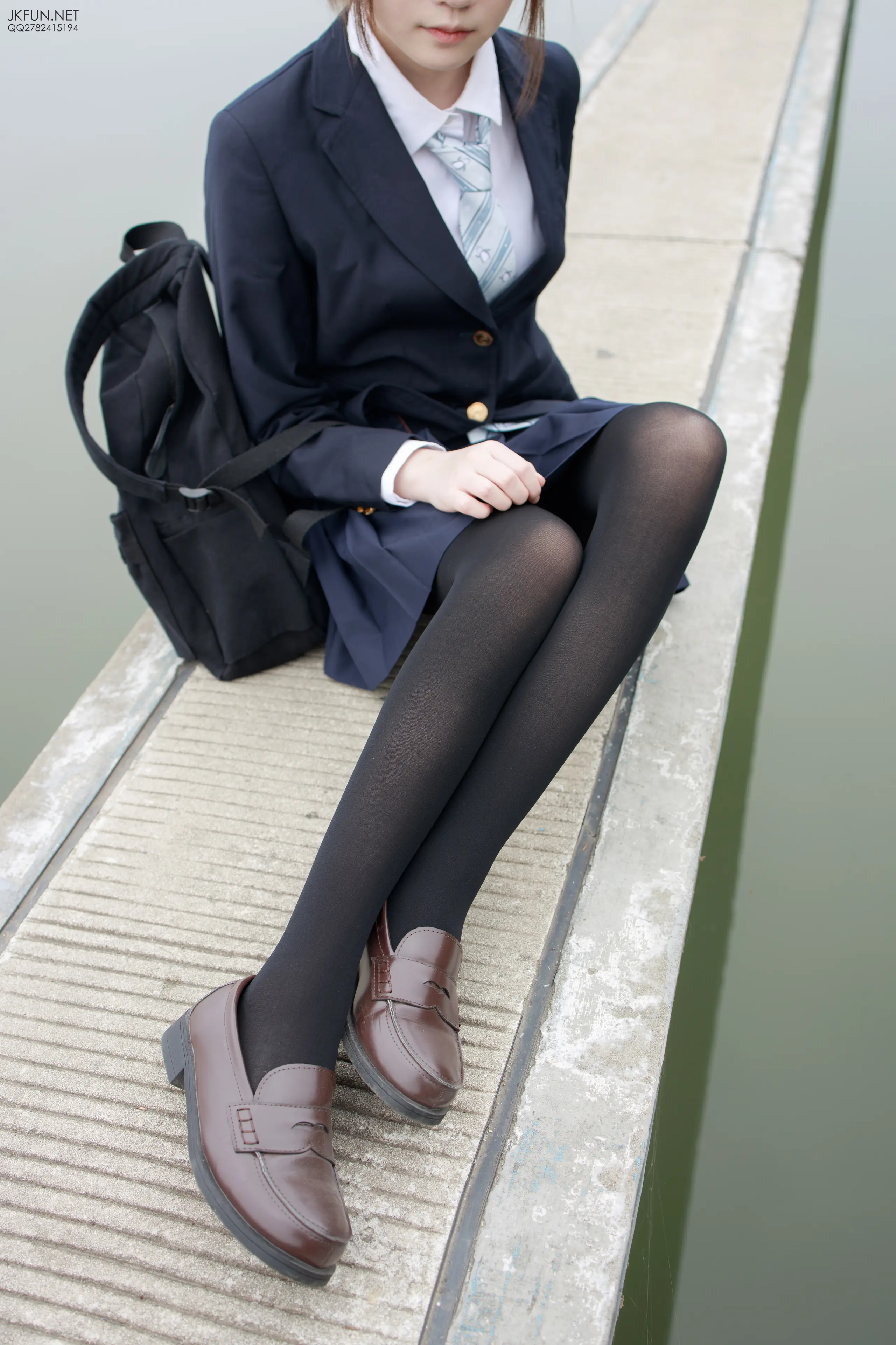 森萝财团 JKFUN Aika 日系黑丝 [140P]