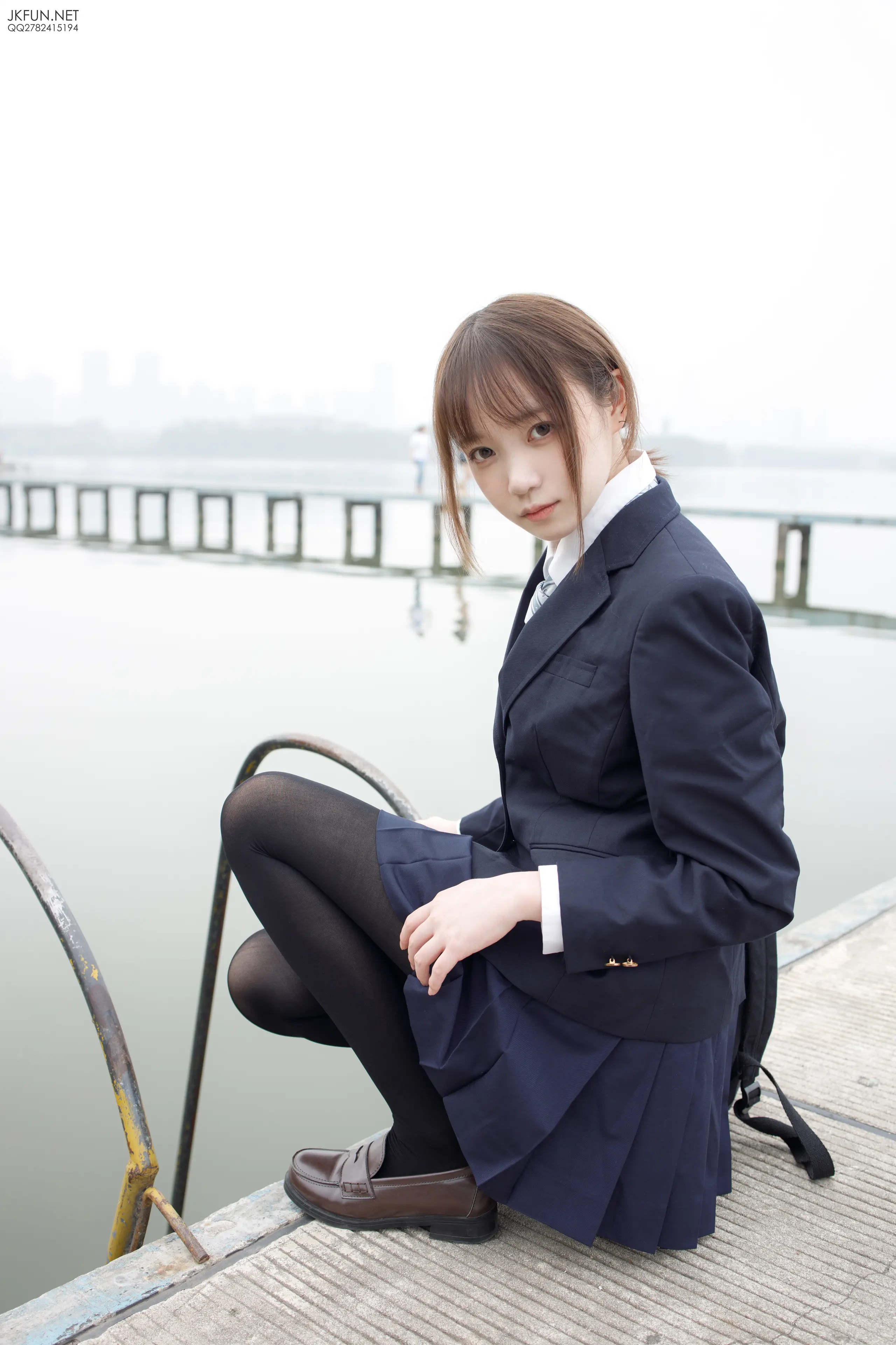 森萝财团 JKFUN Aika 日系黑丝 [140P]