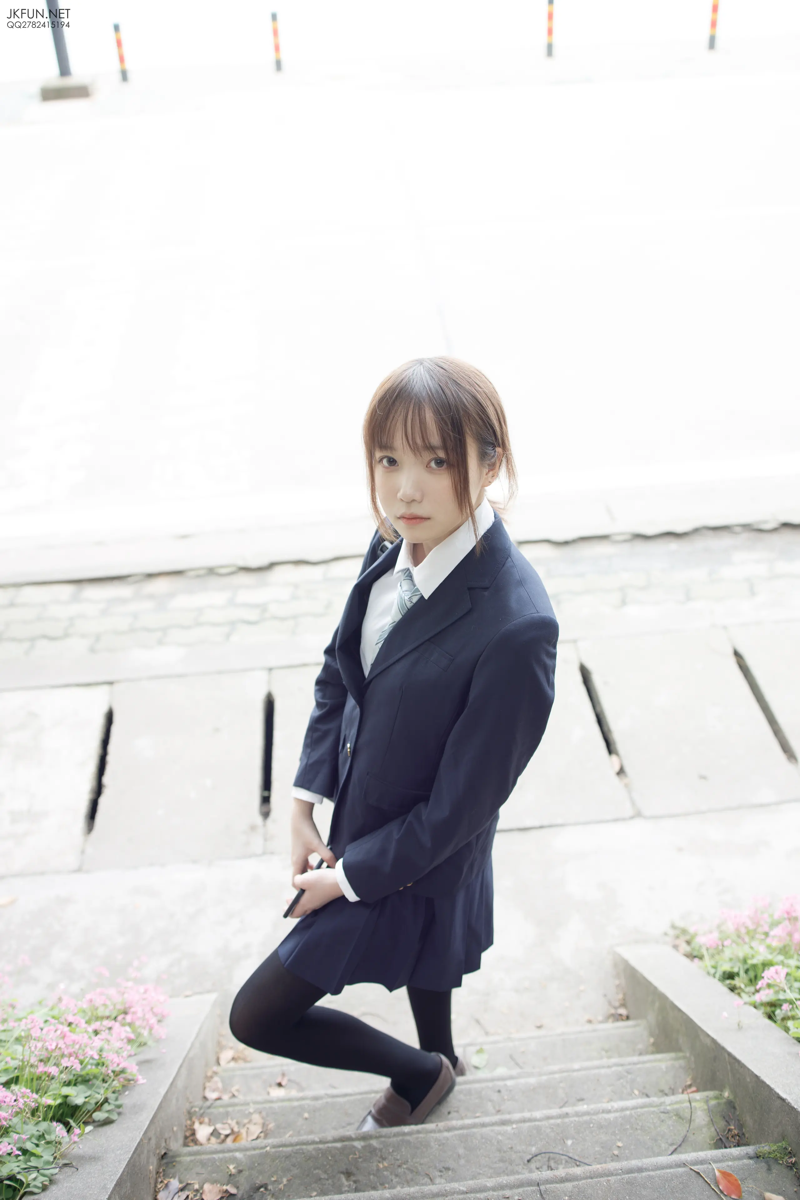 森萝财团 JKFUN Aika 日系黑丝 [140P]