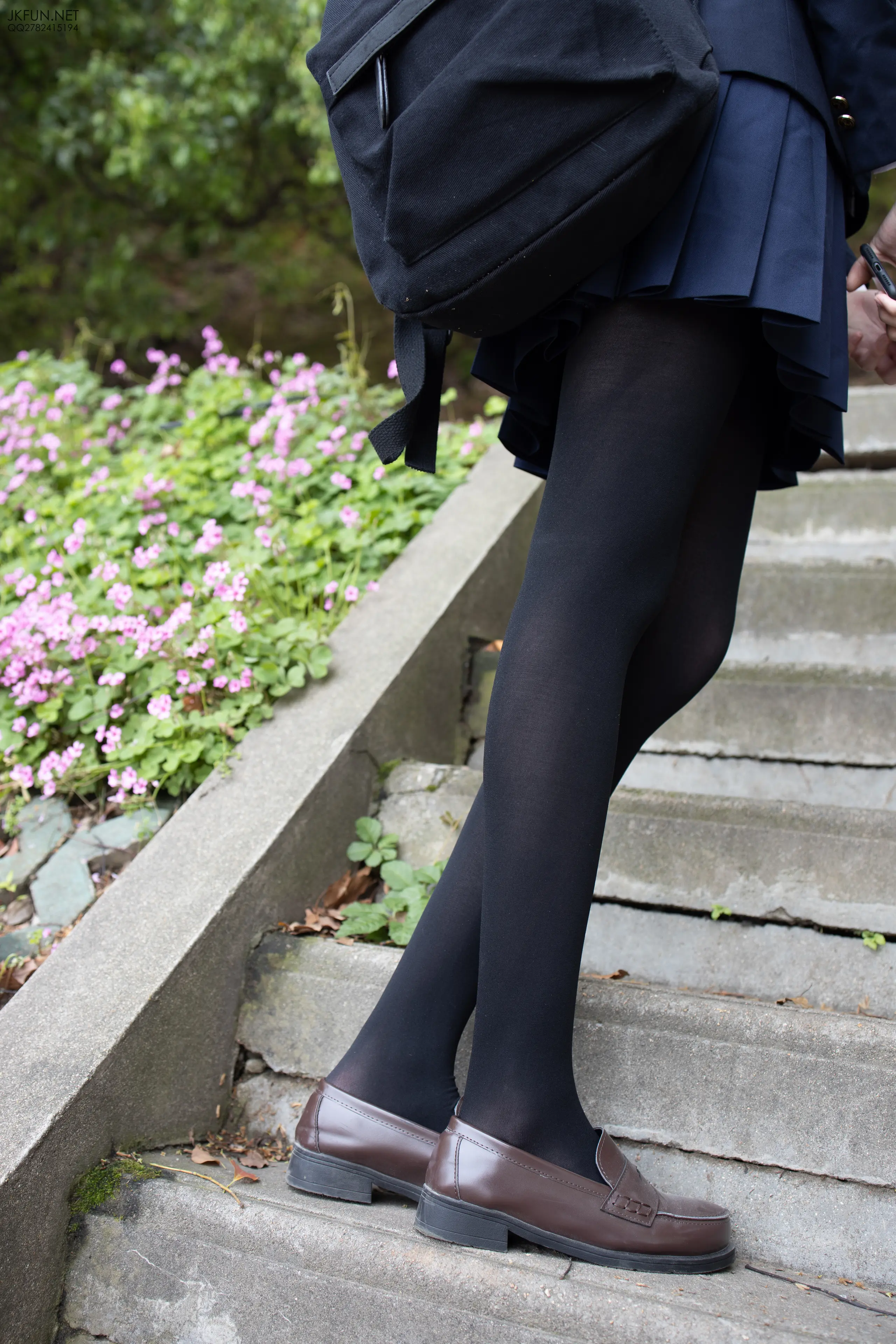 森萝财团 JKFUN Aika 日系黑丝 [140P]