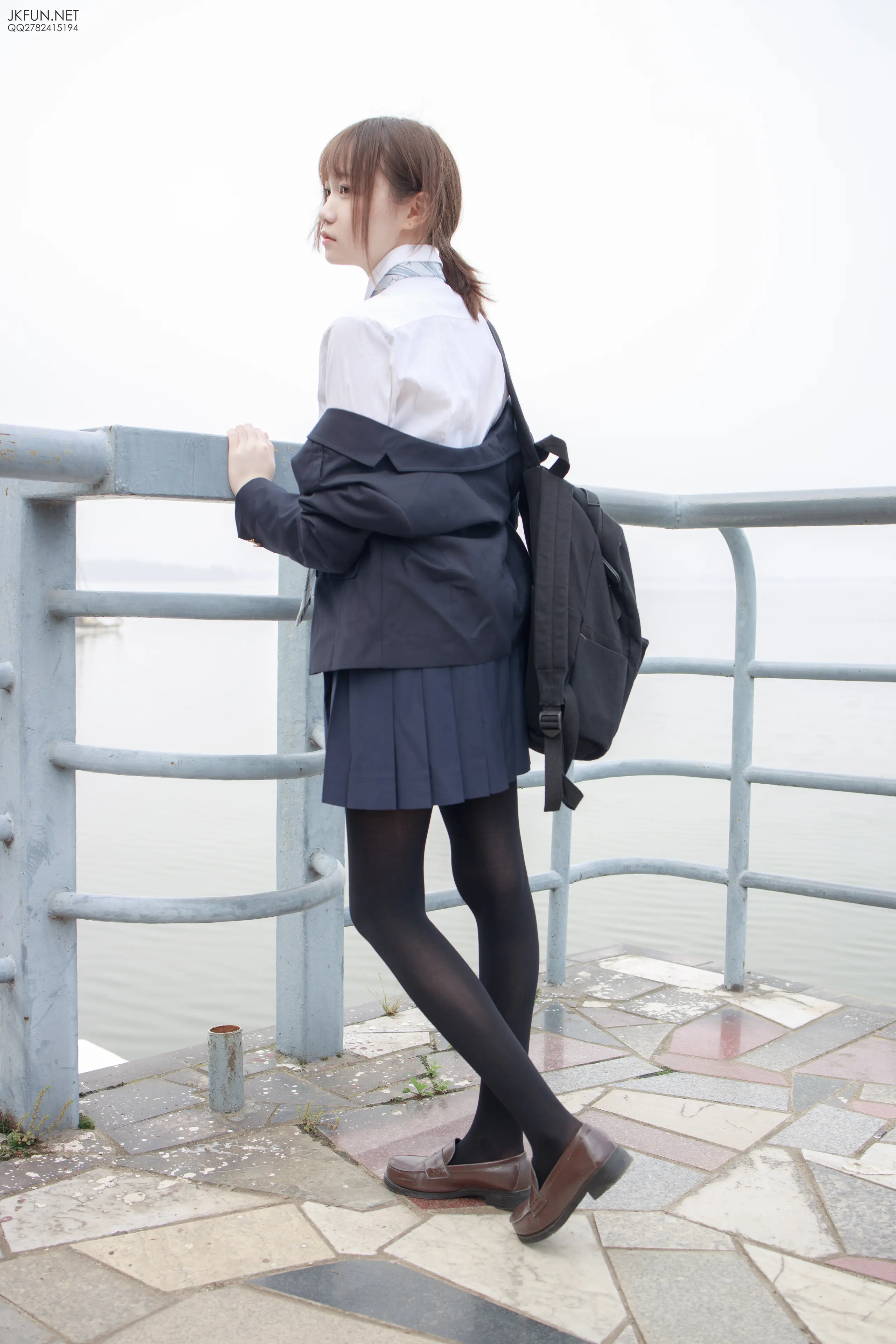 森萝财团 JKFUN Aika 日系黑丝 [140P]