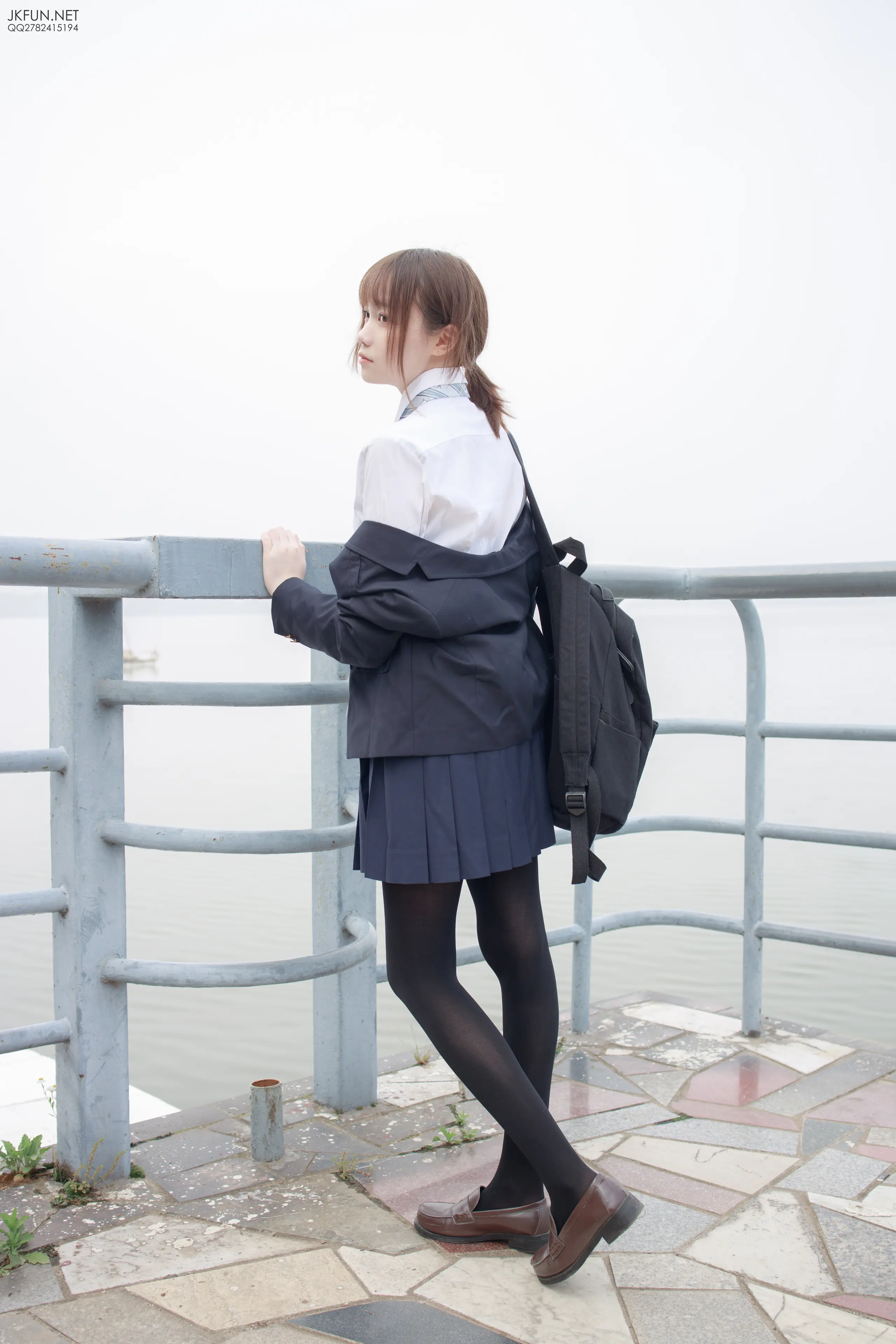 森萝财团 JKFUN Aika 日系黑丝 [140P]