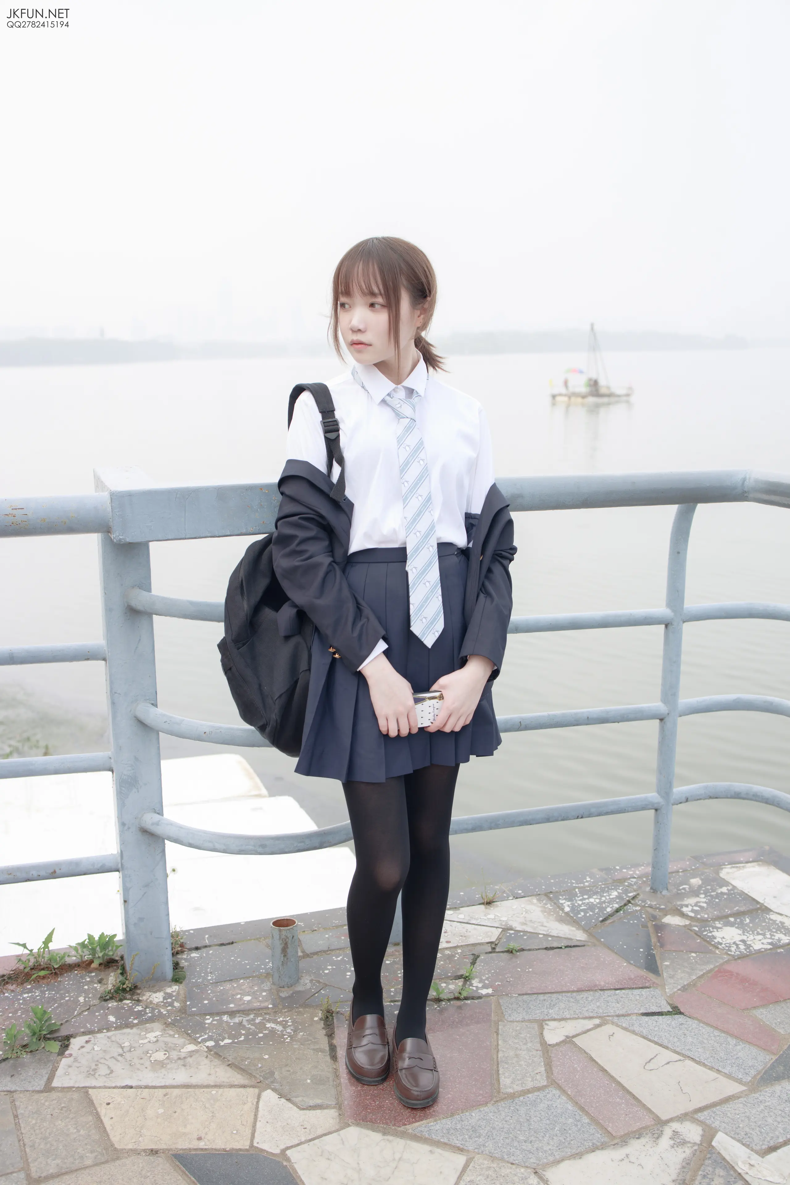 森萝财团 JKFUN Aika 日系黑丝 [140P]