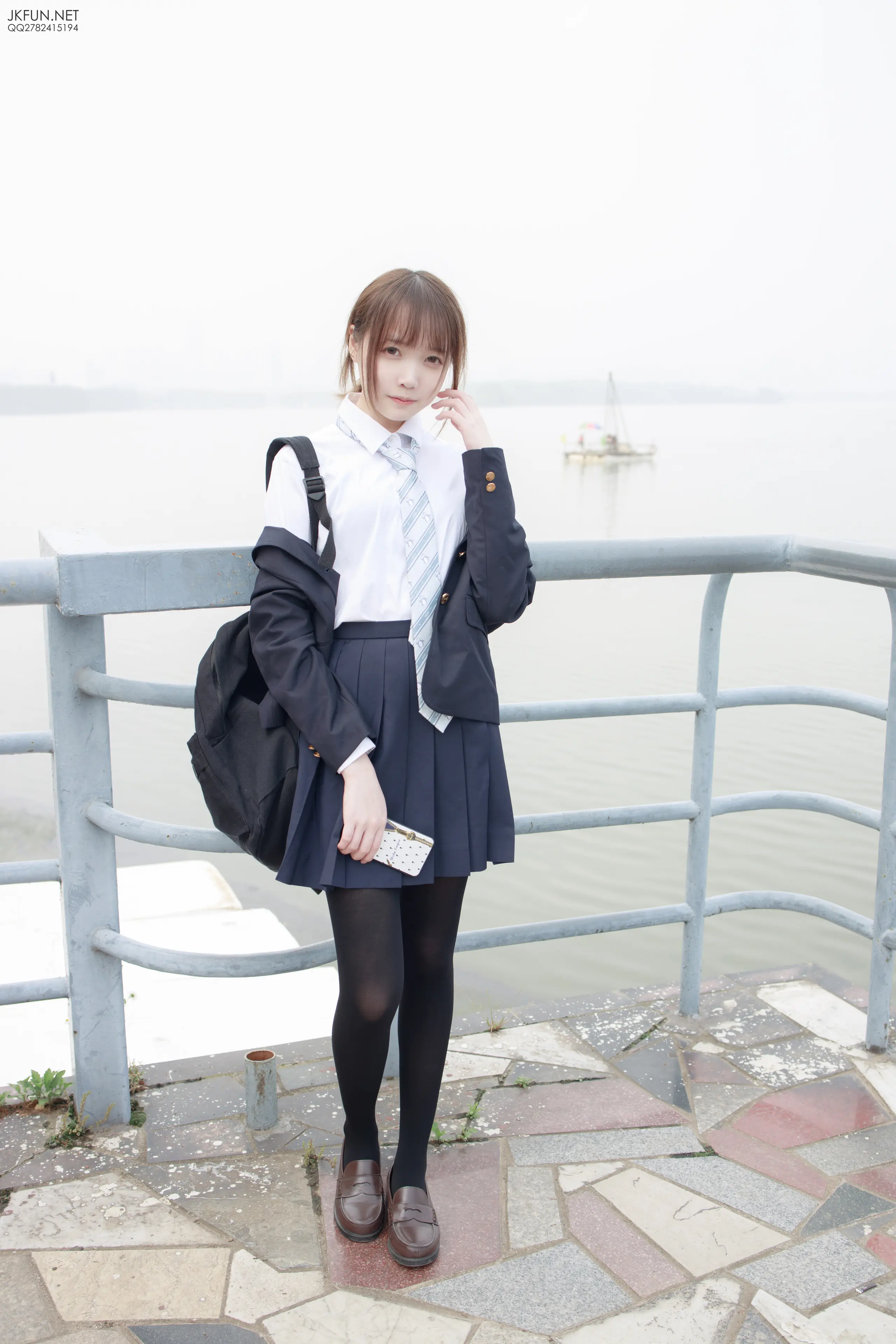 森萝财团 JKFUN Aika 日系黑丝 [140P]