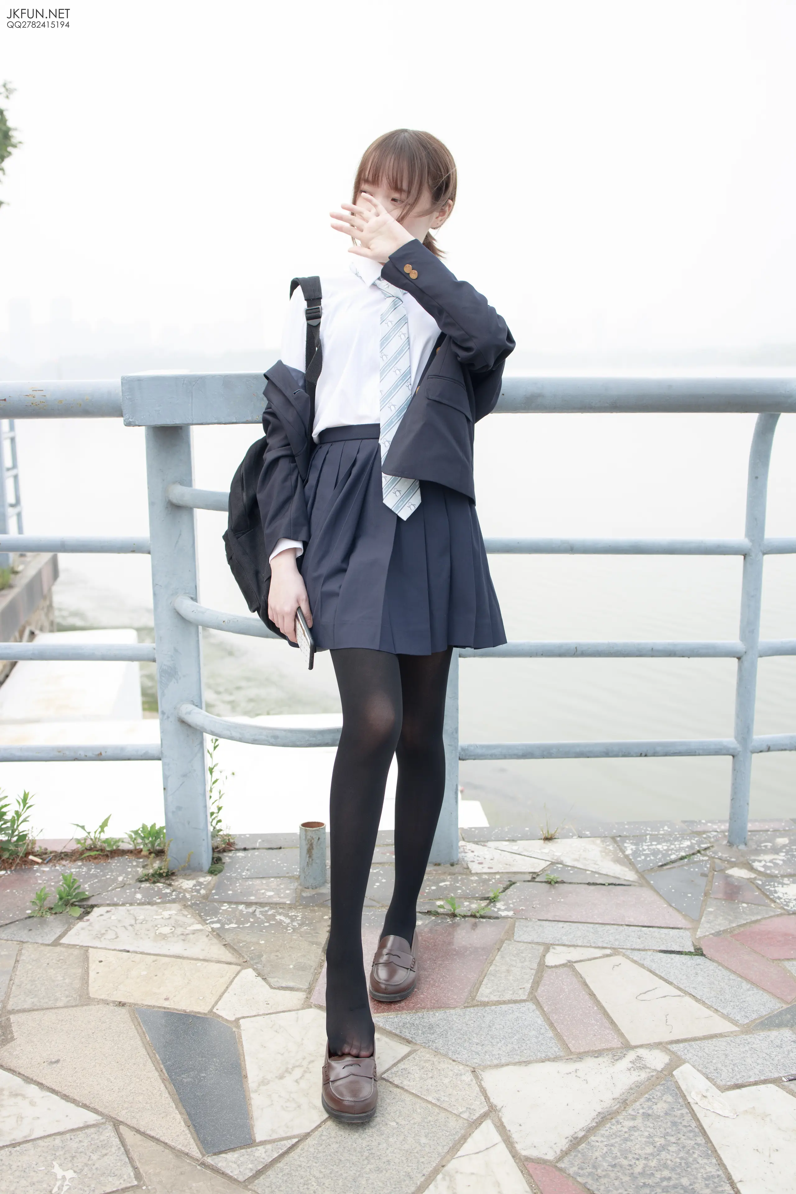 森萝财团 JKFUN Aika 日系黑丝 [140P]